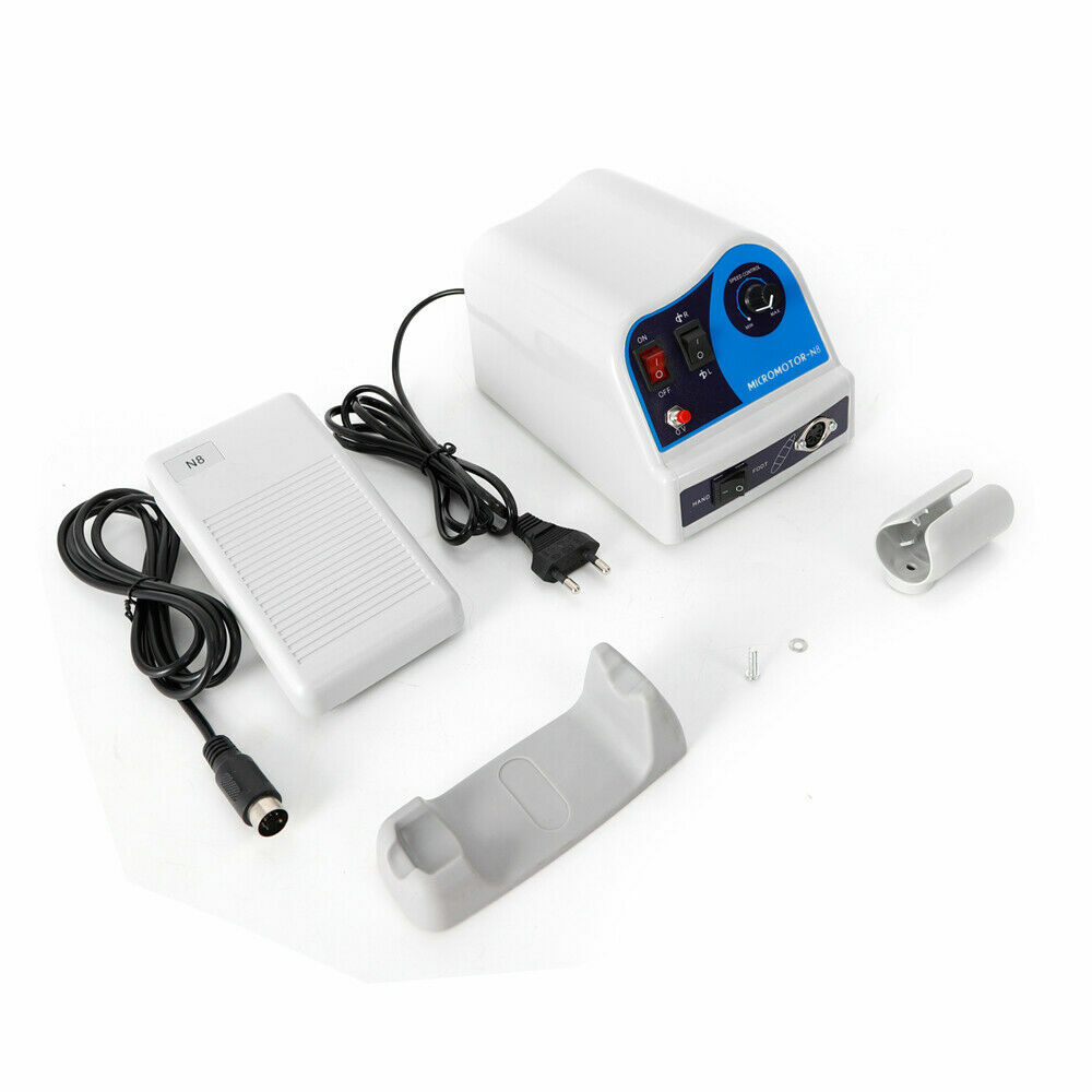 45K RPM Micromotor Dental Lab N8 Electric Polishing Polisher & Handpiece 110V US