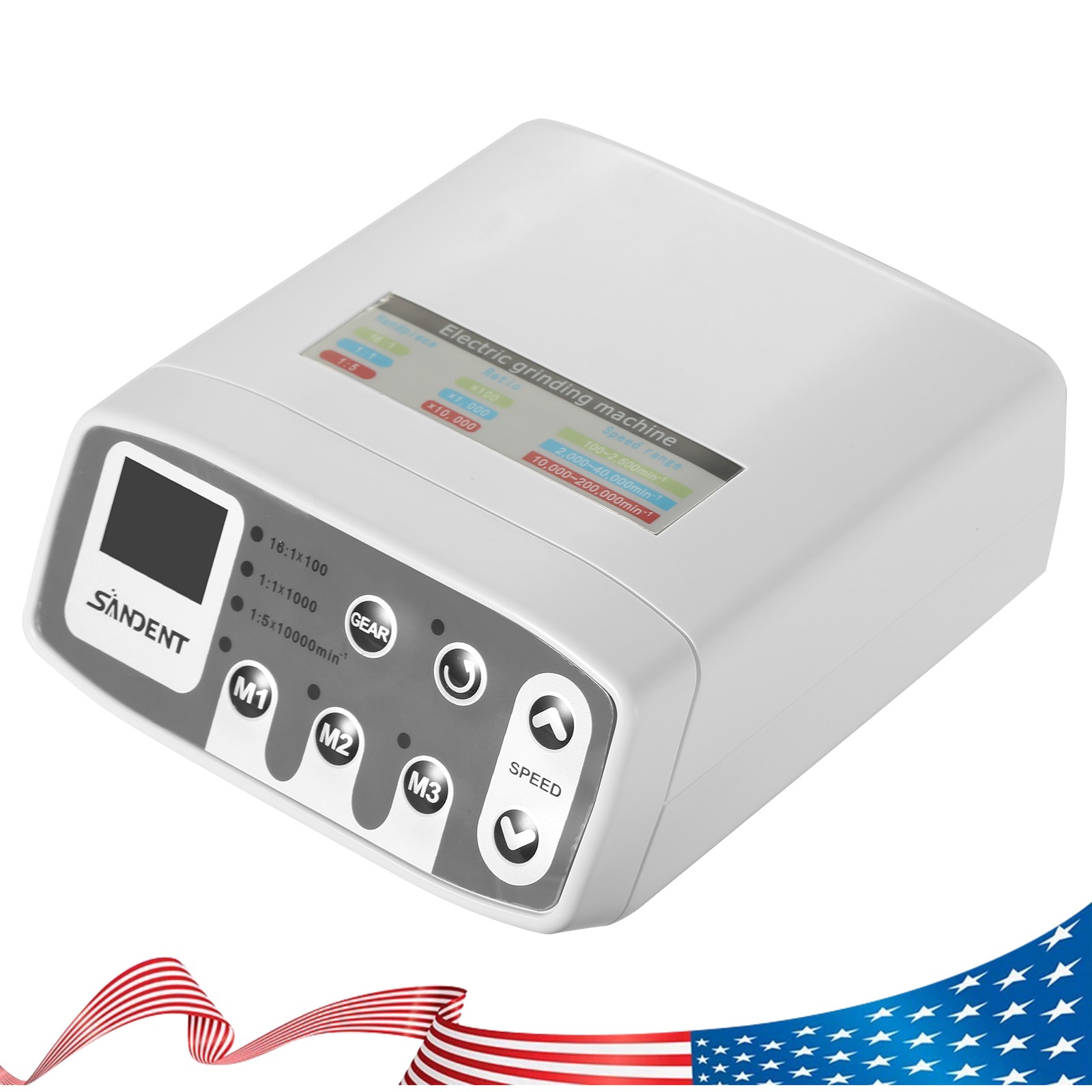 SANDENT Dental Brushless Electric Micro Motor Fit 1:1/1:5/16:1 Handpiece DT