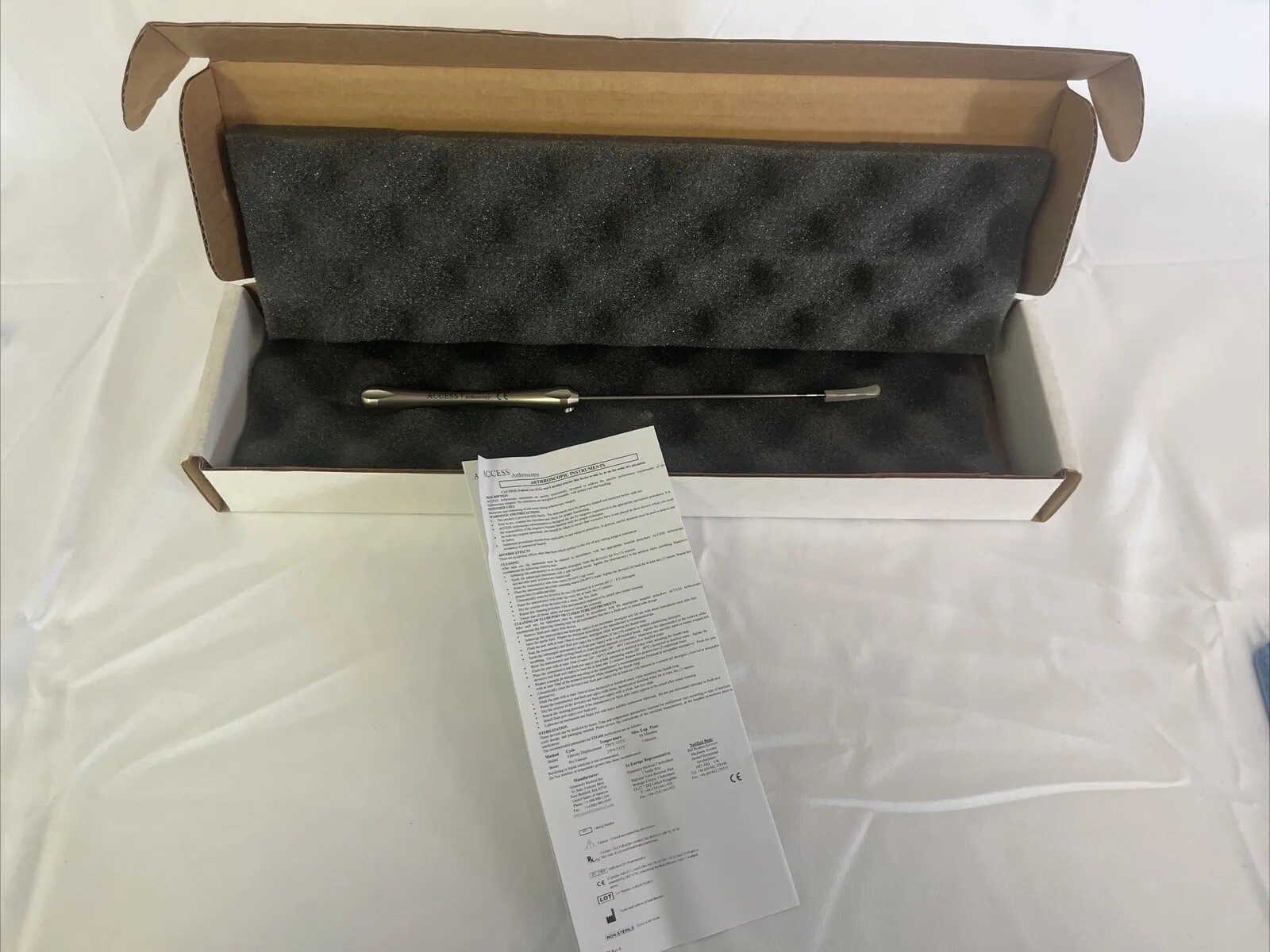 Symmetry Surgical 1010501M Arthroscopy Probe, 6in Working Length, 10.25 in
