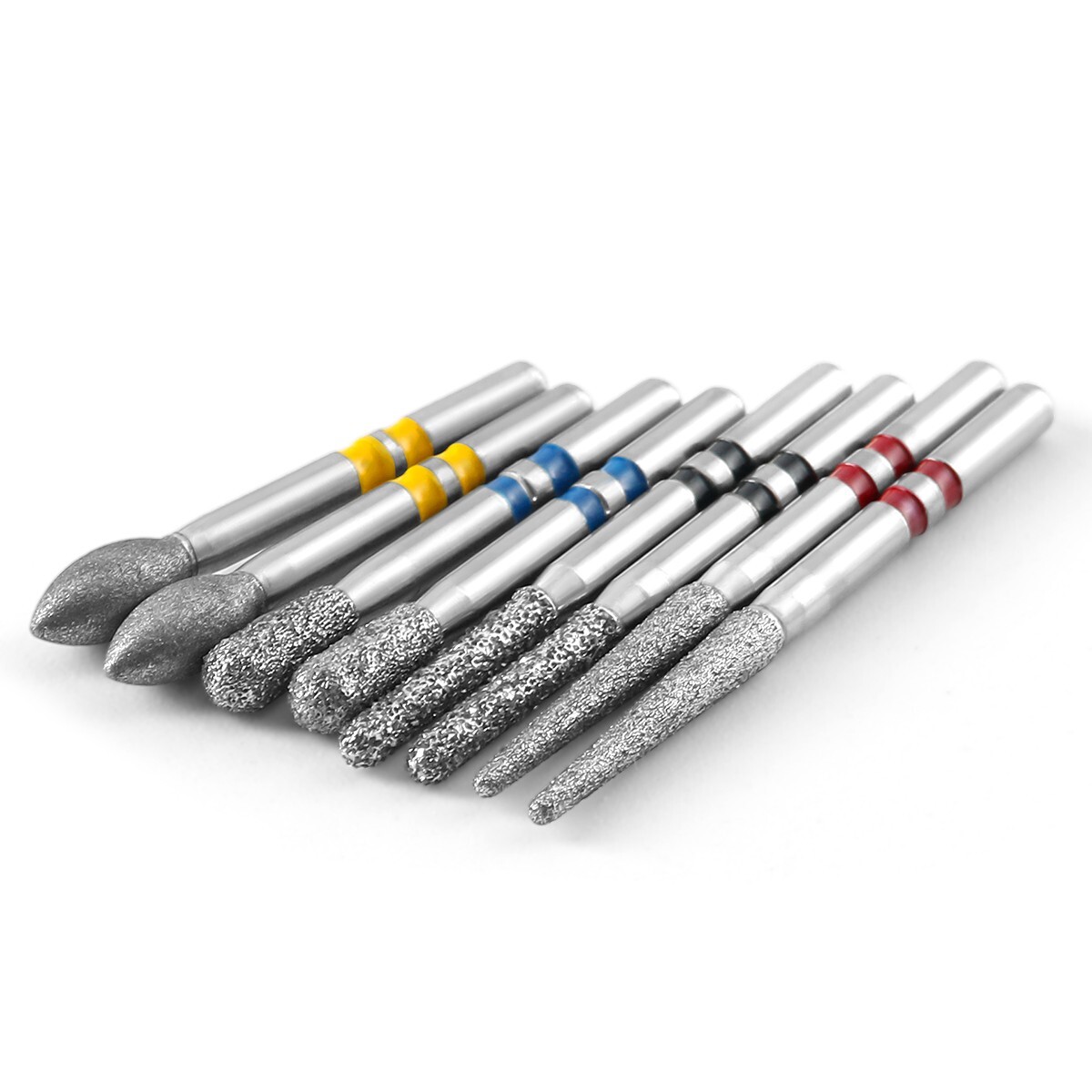 AZ Dental Zirconia Oxide Cutting Diamond Burs ceramic Drills FG1.6mm 10Pcs/Pack
