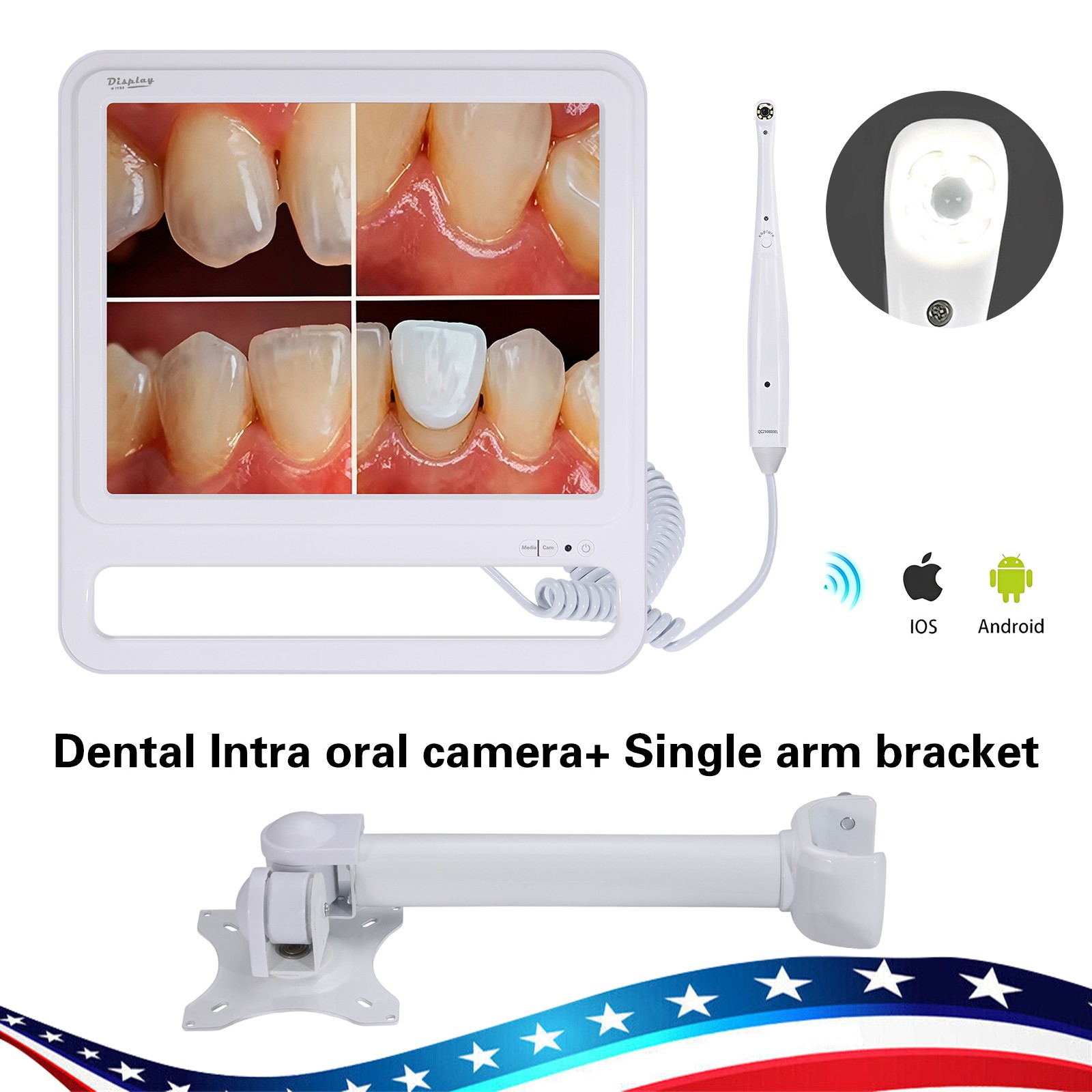 WiFi Dental Intraoral Camera Wireless 3.0 Mega Pixels HD Clear Image