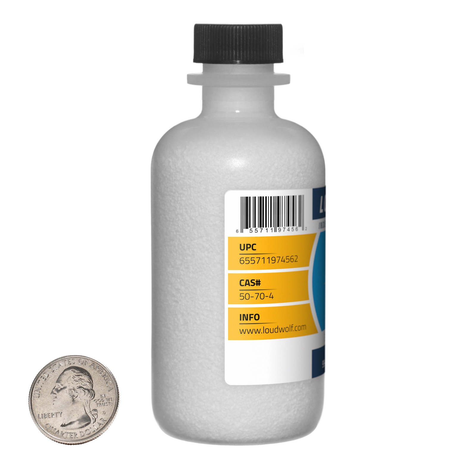 Sorbitol / 1.5 Pounds / 8 Bottles / 99+% Pure USP Food Grade / Fine Powder / USA
