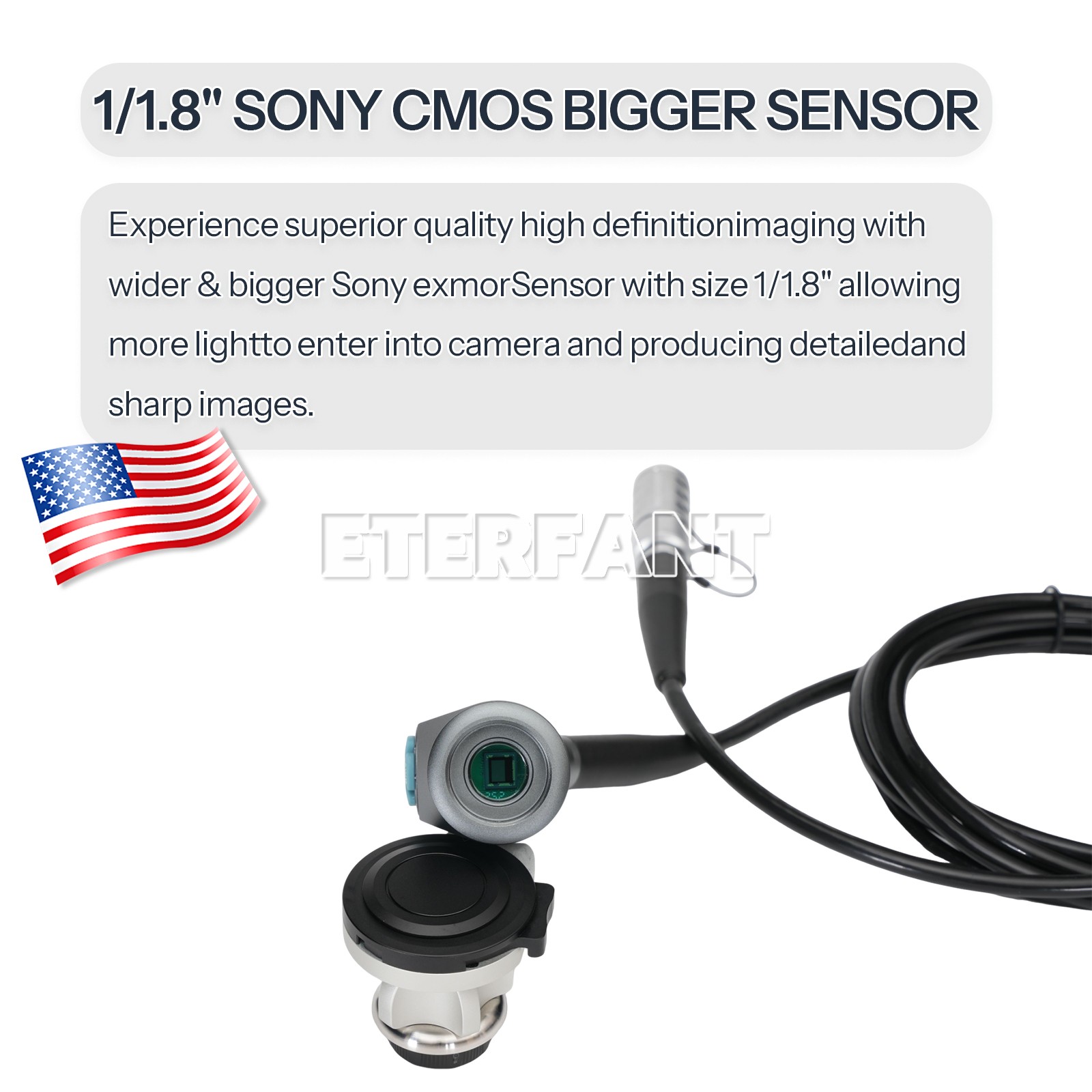 1080p Full HD ENT Endoscopy Laparoscopic Camera/Camera Handle Medical Device