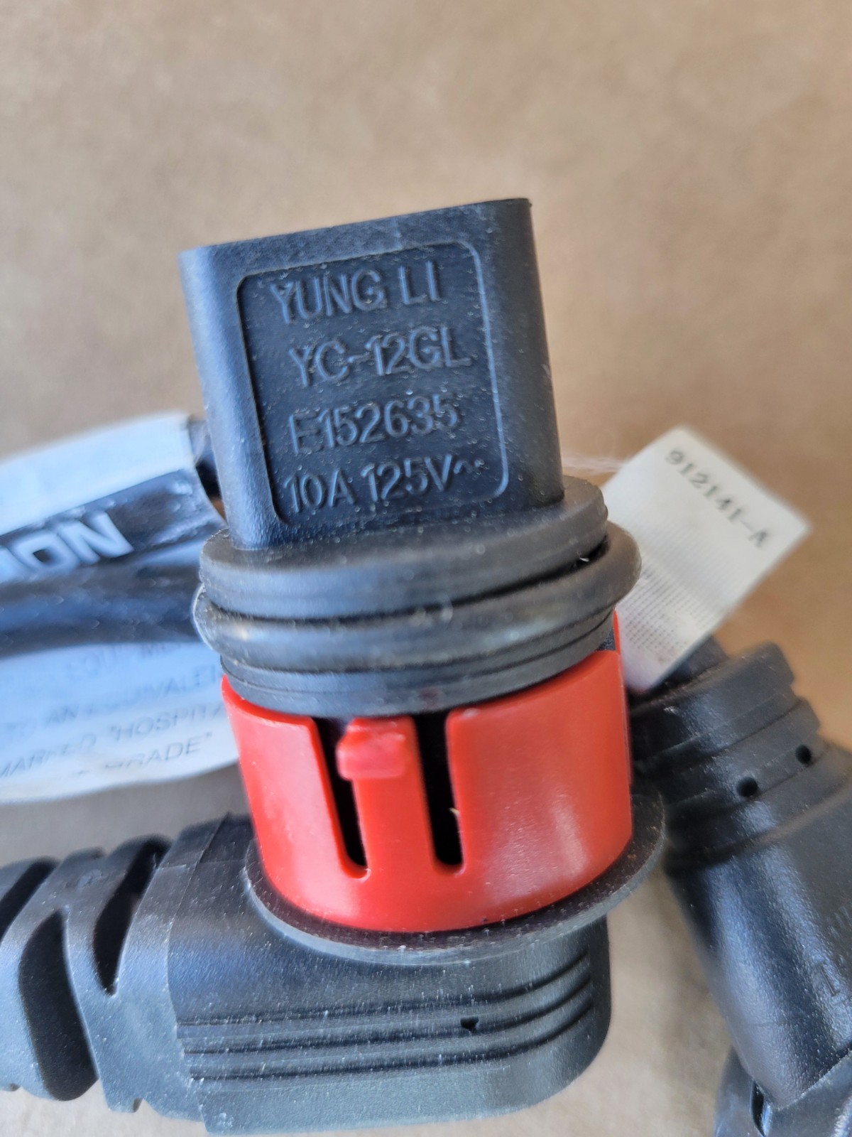 Linak Power Cable For Control Box for Joerns Hospital Medical Bed, UltraCare