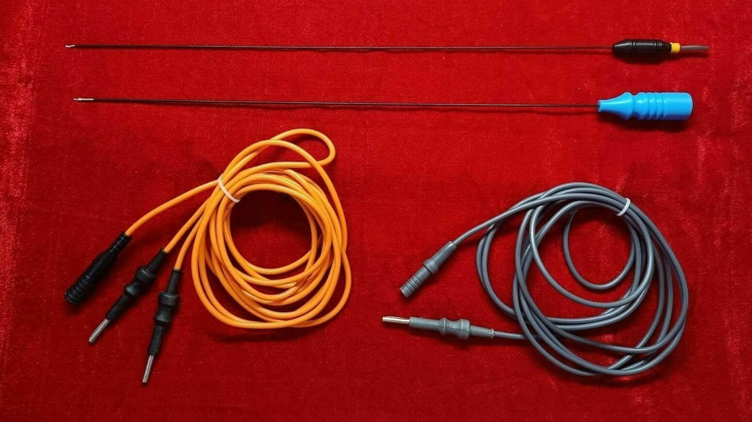 2pc Laparoscopic Hysteroscopy Monopolar L-Hook Spatula 5FR Endoscopy Instruments