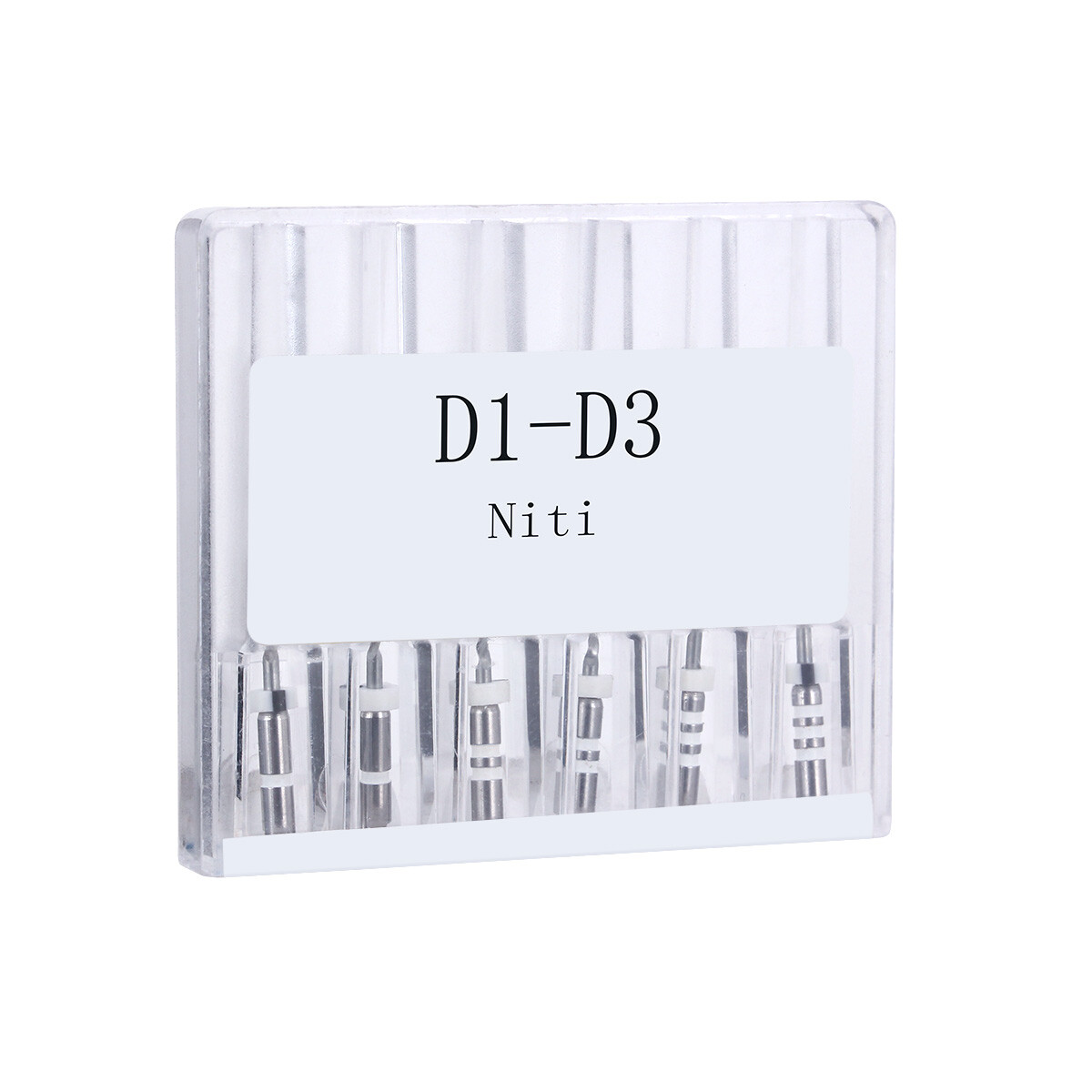 Dental Endodontic Retreatment Engine Rotary Root Canal NiTi File D1-D3 6pc/pack