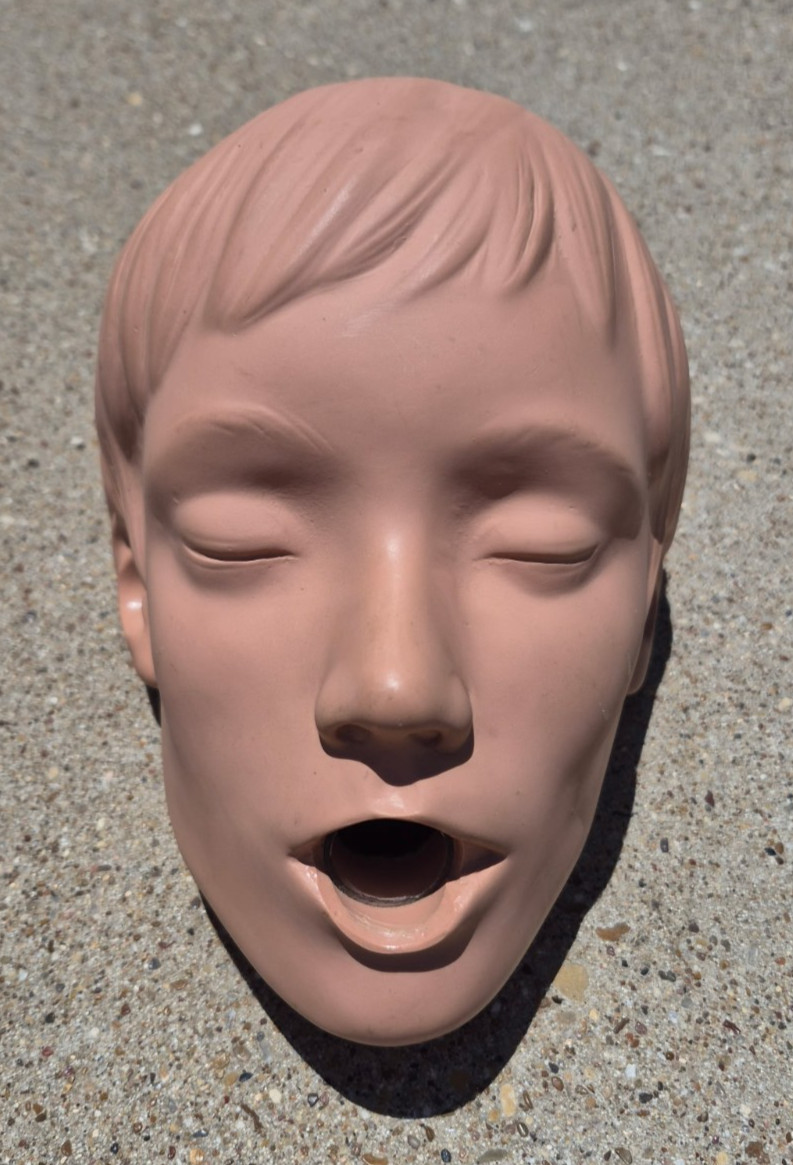 Simulaids CPR Adult Training Mannequin Youth HEAD ONLY – CPR-D Demo Sani-MANIKIN