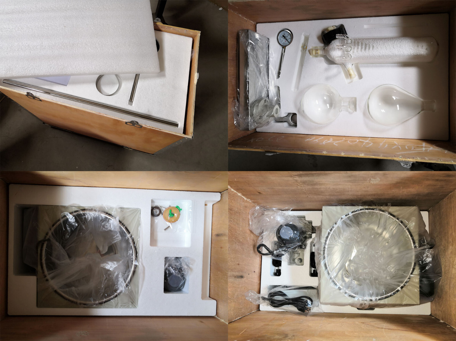 2L Lab Rotary Evaporator Rotavapor Digital Heating Bath Test Machine Lab Devices