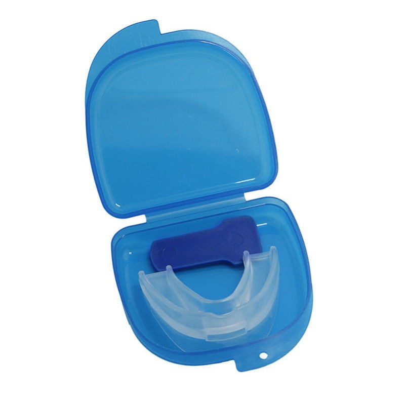 1 Set Stop Snoring Mouthpiece for Sleep Apnea Aid Anti Bruxism Grind Guard
