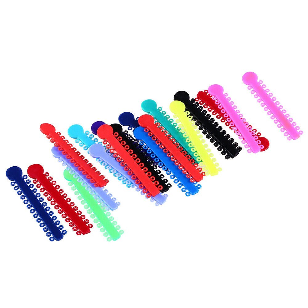 Orthodontic KIT Include Brackets Elastomeric Ligature Ties and 10 bag of Wires
