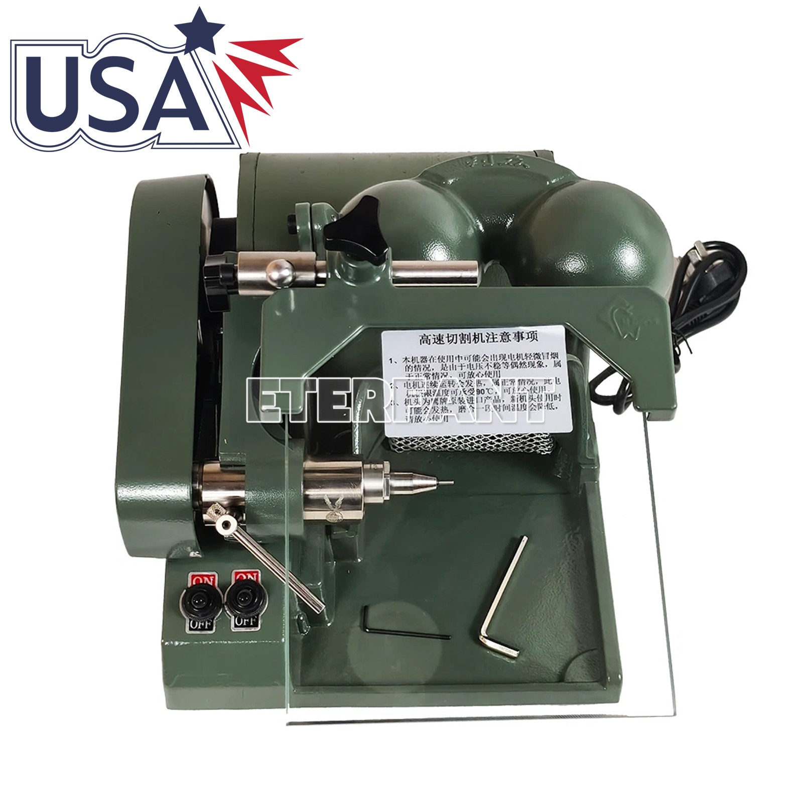 High Speed Automatic Spindle Alloy Grinde/Plaster Model Arch Trimmer Dental Lab