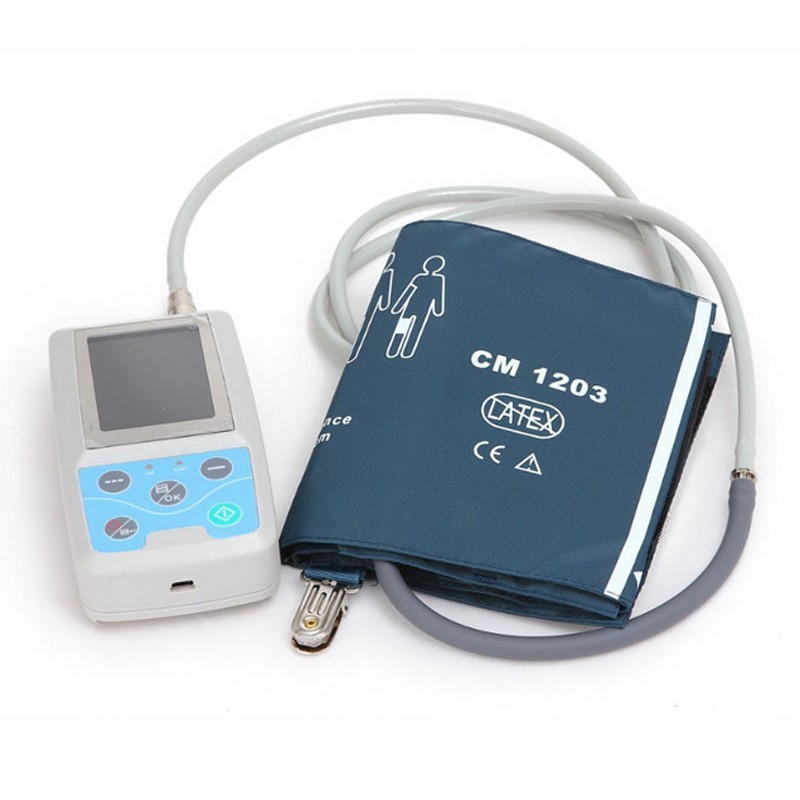 24 Hour Ambulatory Blood Pressure Monitor – Holter w/ Adult Cuff – Fast Shipping