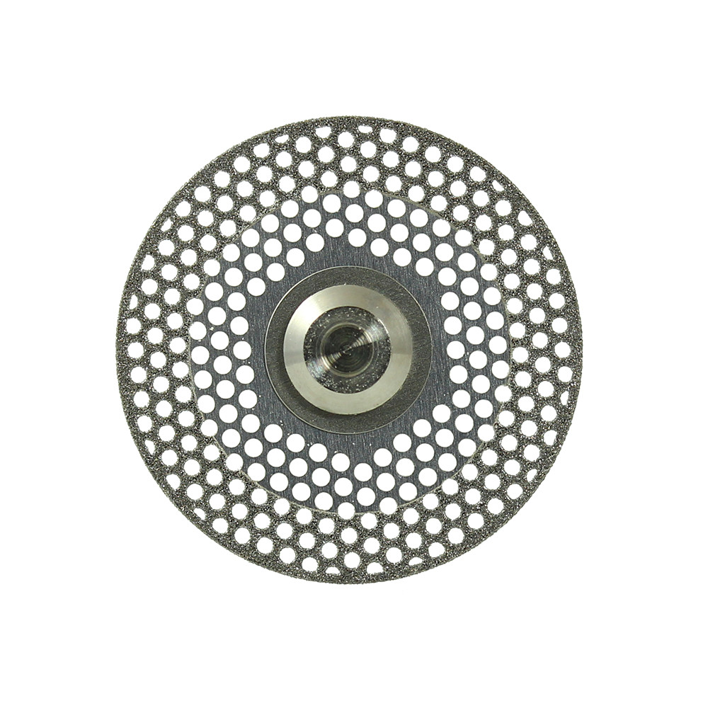 Dental MDT Extra Fine Grit Stainless Steel Diamond Coated Double Sided Disc T0.2