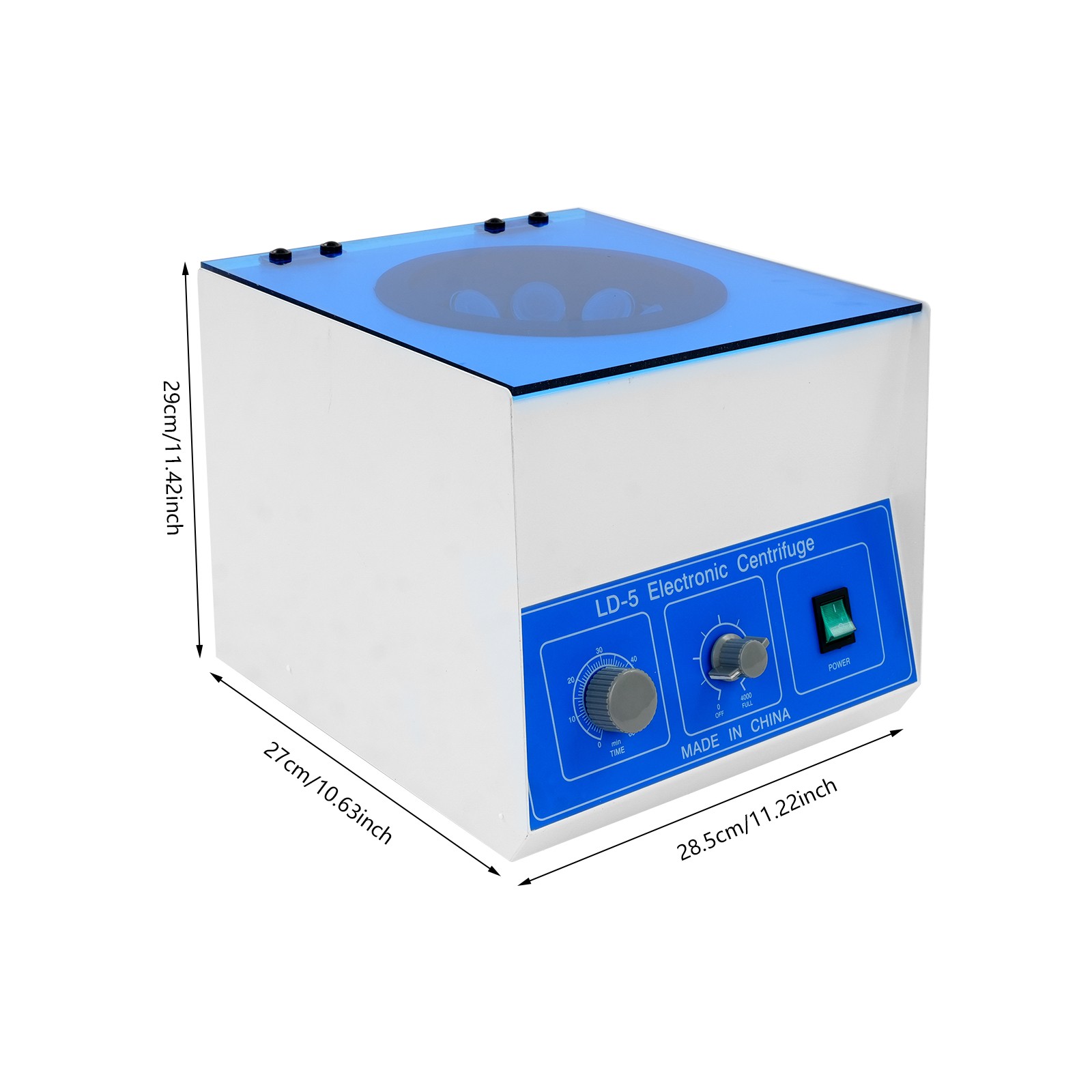 50 ml × 8 Electric Centrifuge Medical Lab Benchtop Centrifugal Separator Machine