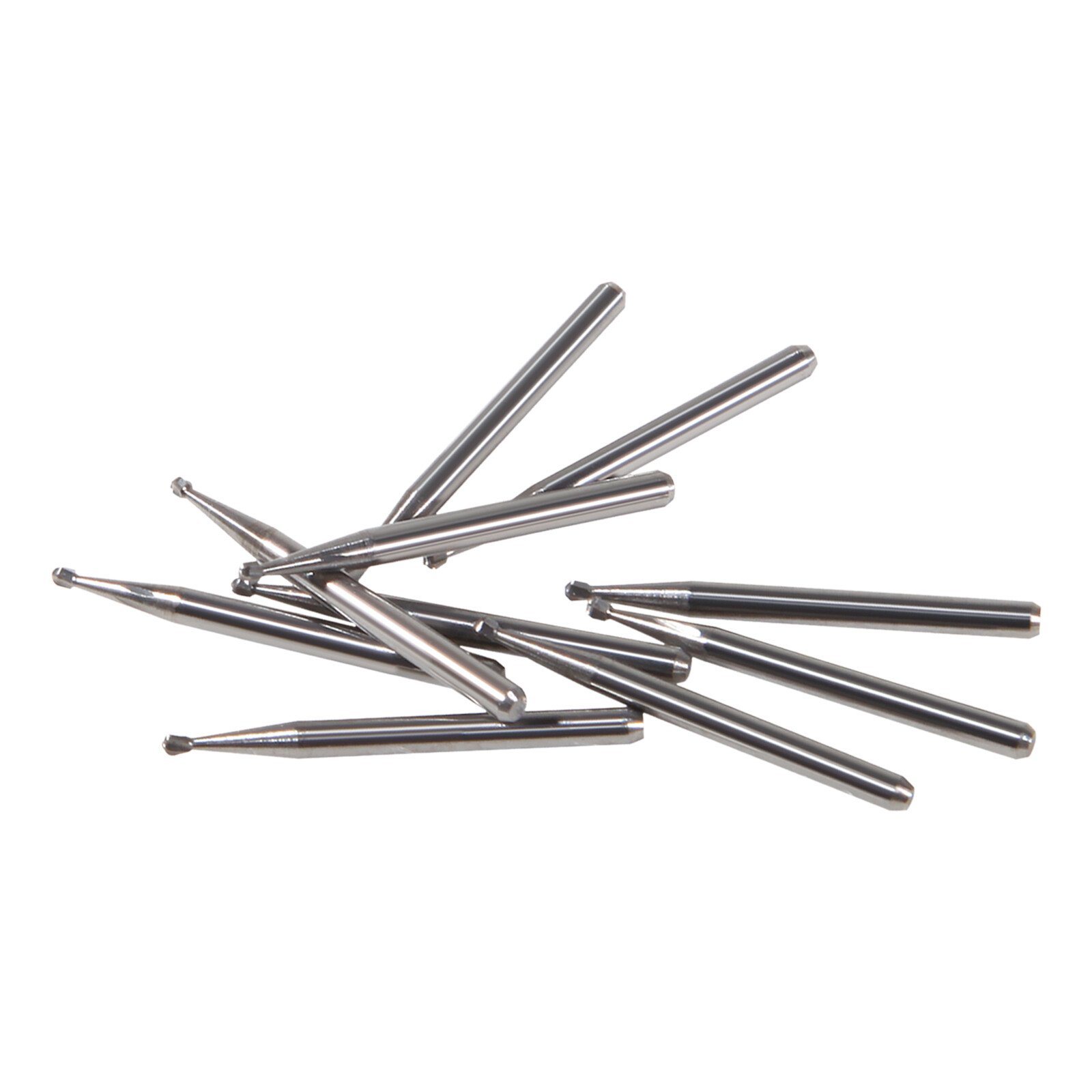 10pcs Dental Round Carbide Steel Drills FG Bur for High Speed Handpiece fg1 to