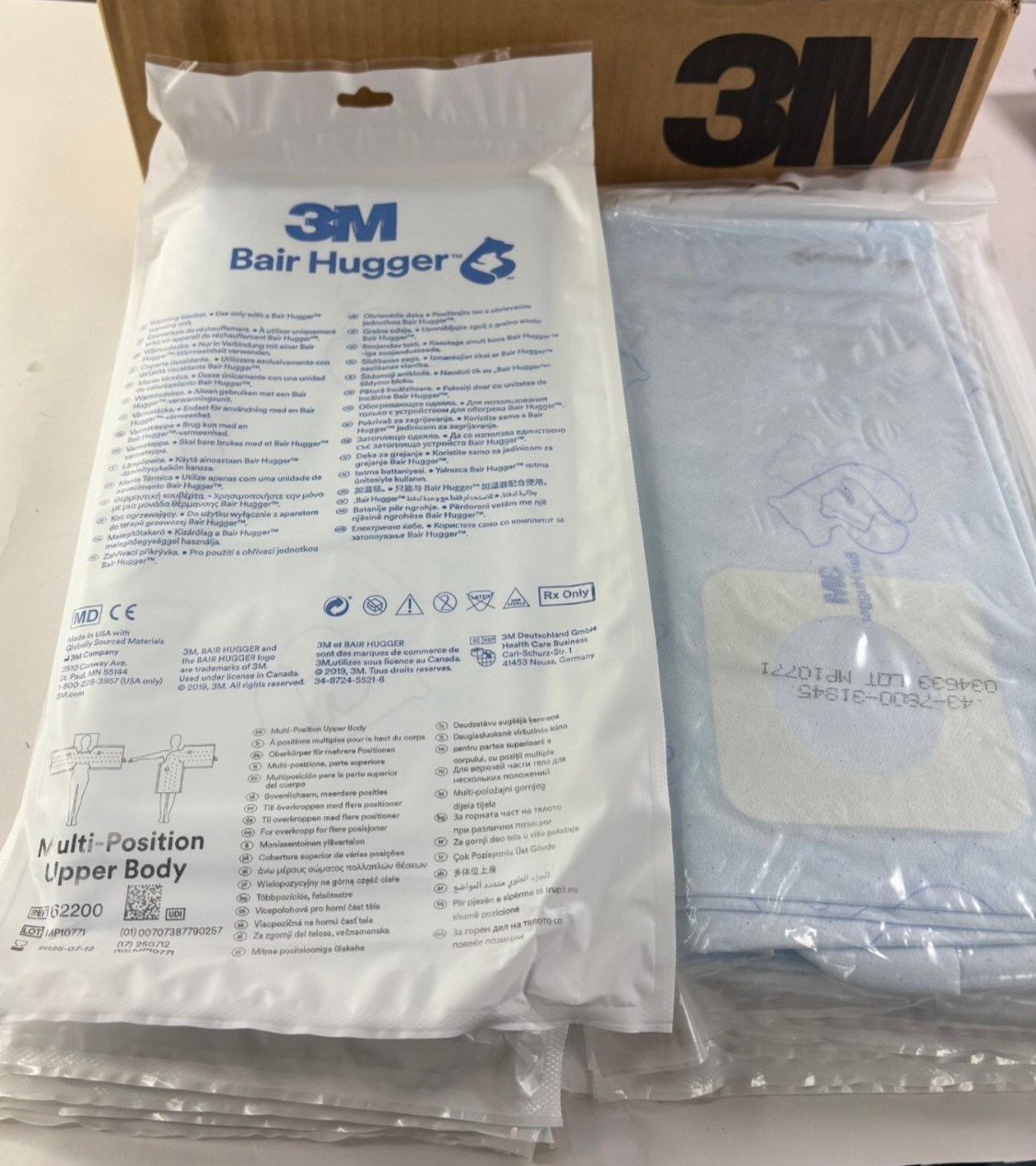 3M 63500 Bair Hugger Pediatric Underbody Warming Blanket 03/2026 Box of 5