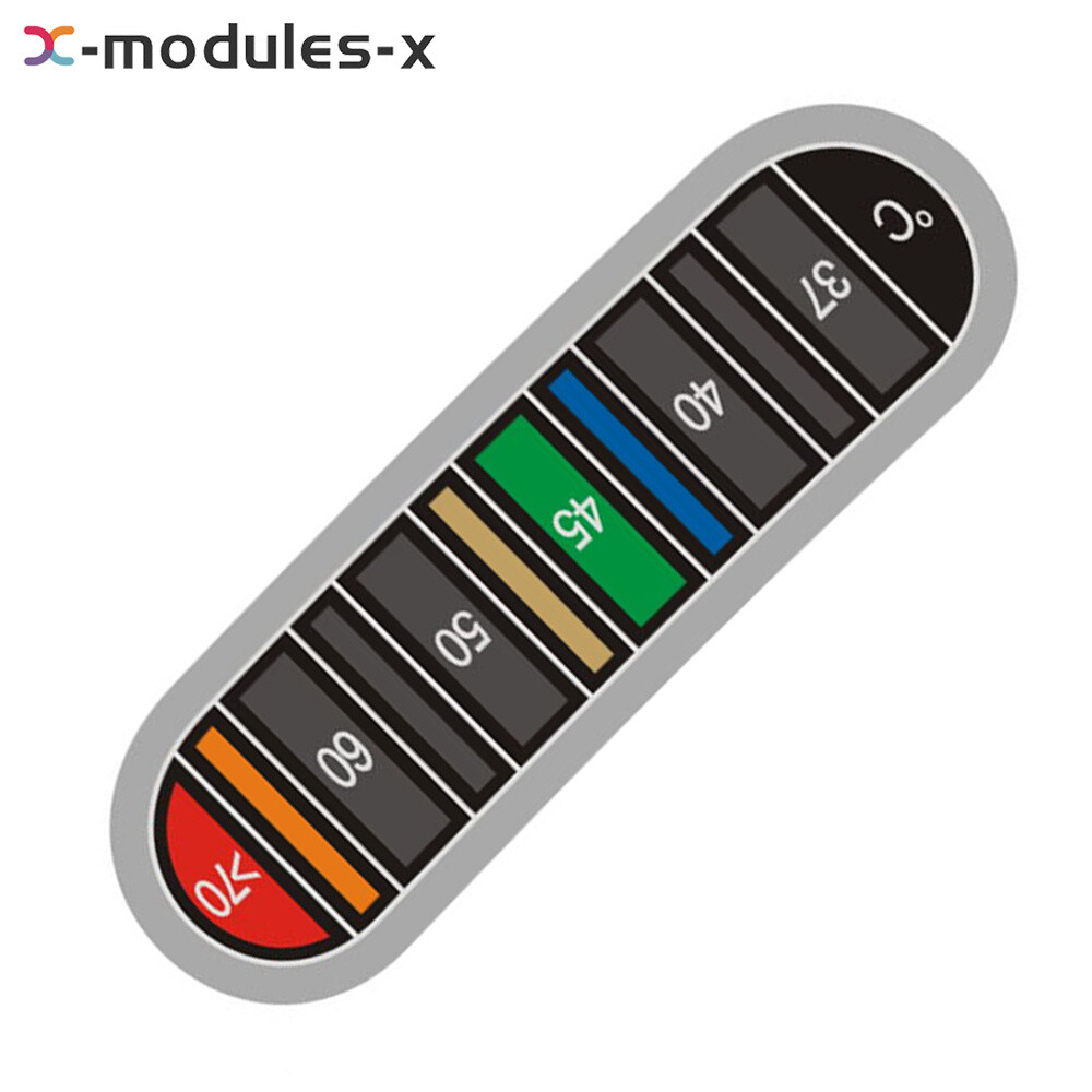 Color Changing Temperature Tag for Metal Milk Jugs Brewing Thermometer Strip