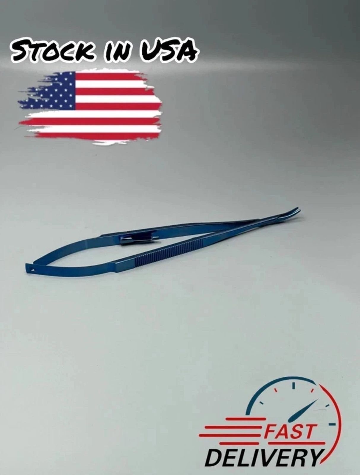 Hu friedy Style Castroviejo needle Holder Curved 5.5″ Titanium 14cm Dental Instr