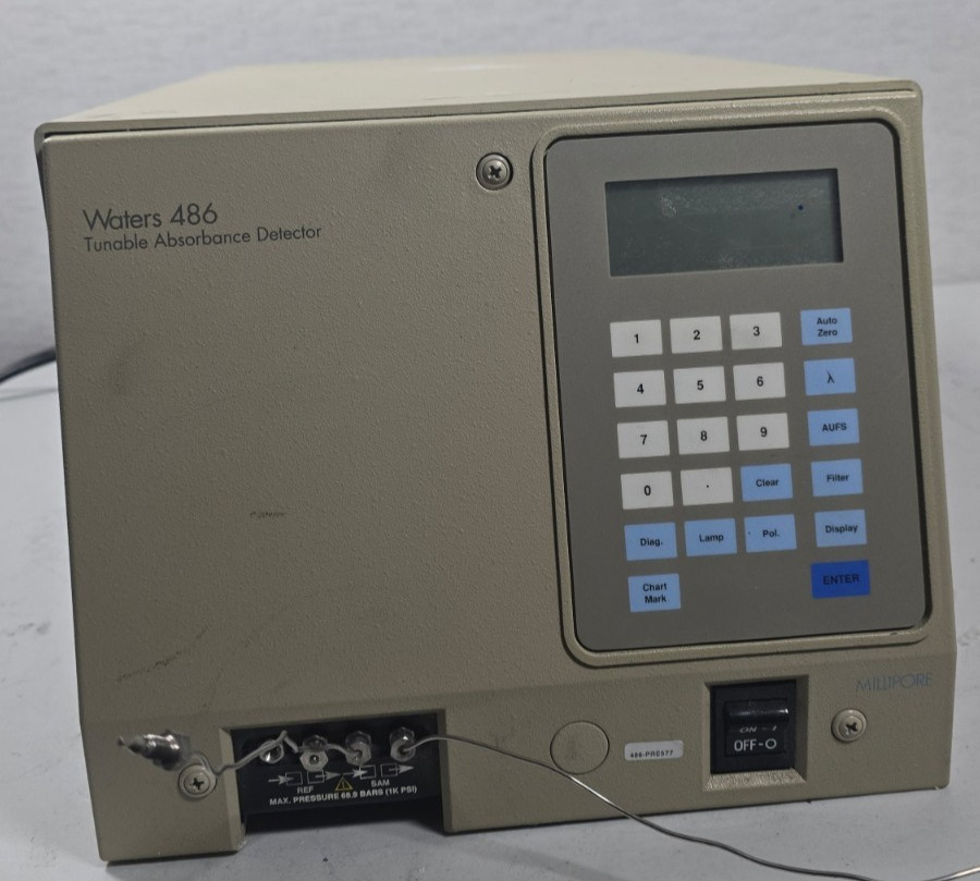 Waters 486 UV/Vis HPLC Detector Tunable Absorbance – Powers On – As-Is