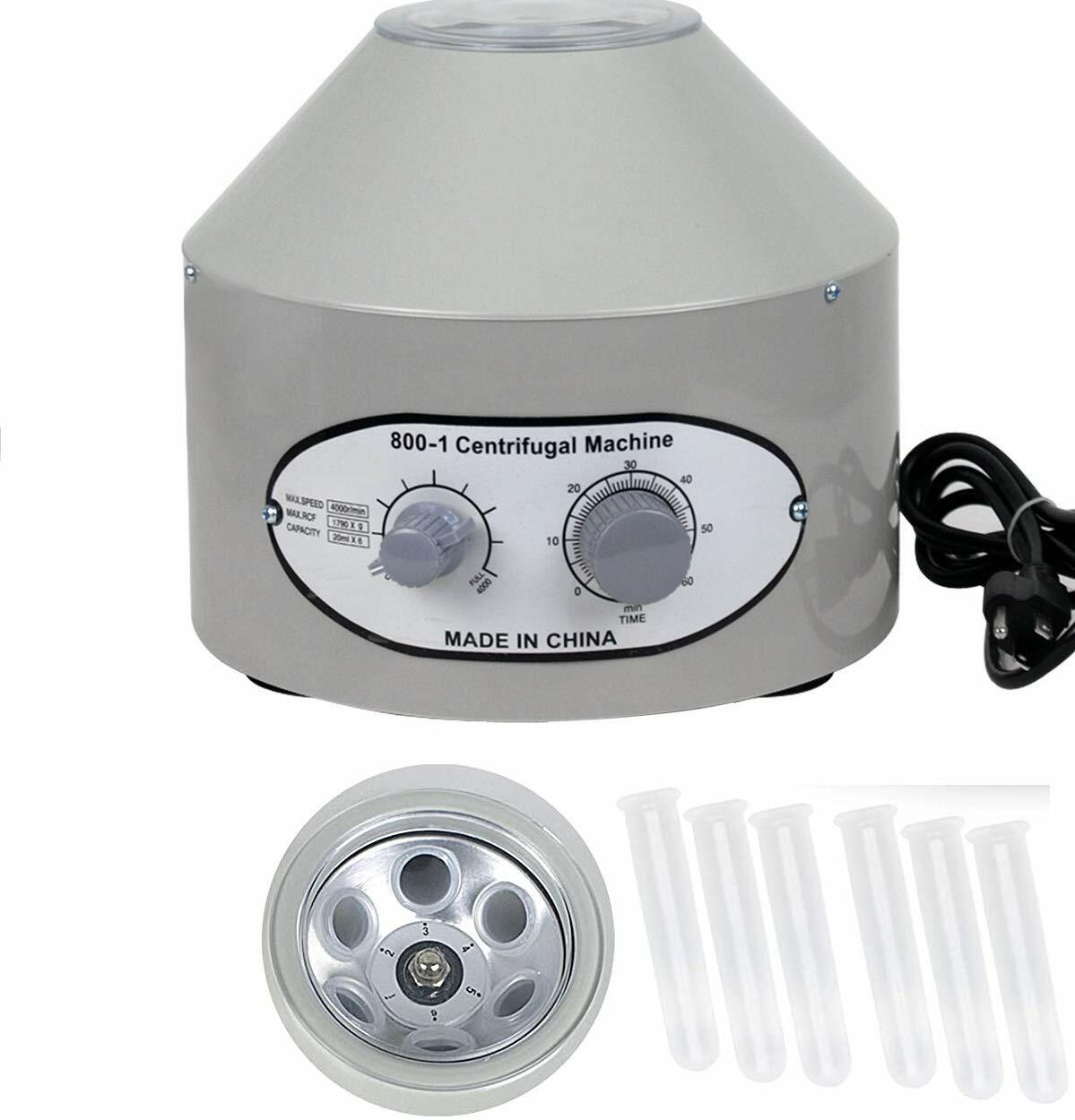 Lab Electric Centrifugal Machine Lower-Speed with Timer 0-60min (0-4000 RPM) USA