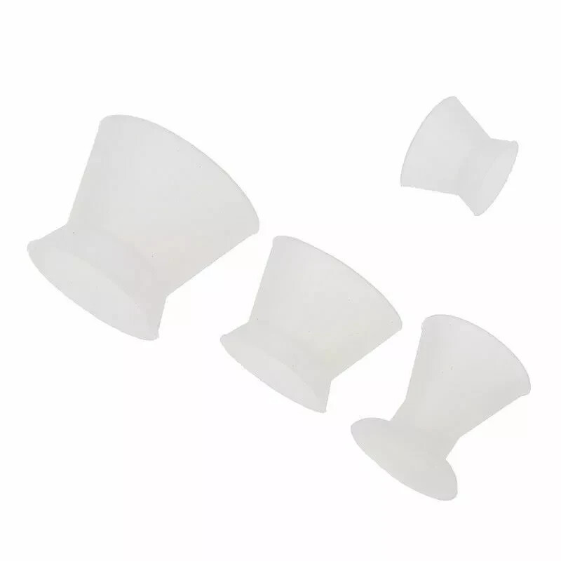 4Sets(16Pc) Dental Rubber Silicone Mixing Cup Acrylic Non-Stick Bowl Dappen Dish