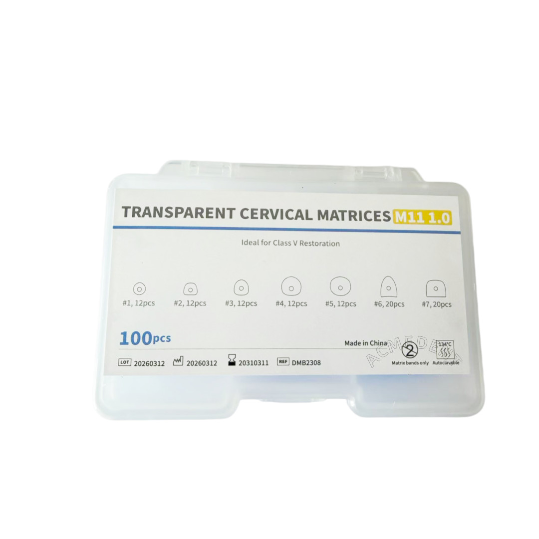Dental Matrix Forms Cervical Transparent Matrices Gingival Class V Cure-Thru