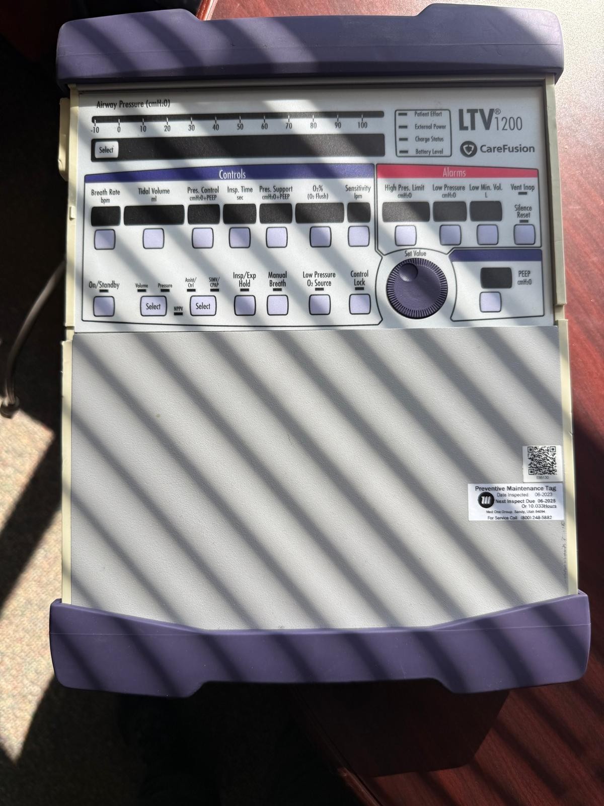 Ltv 1200 ventilator
