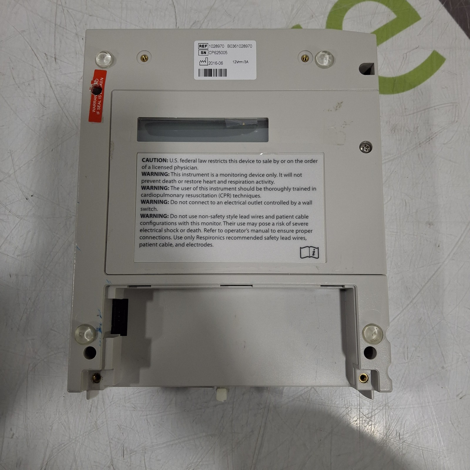 Respironics SmartMonitor 2 PSL Apnea Monitor