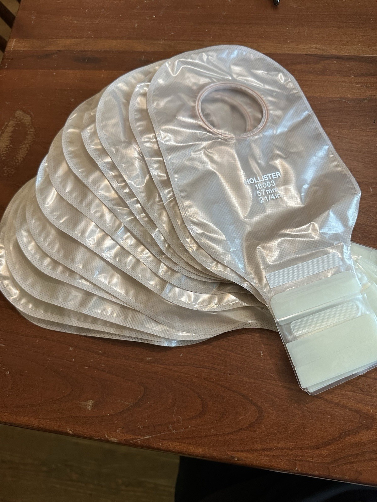 Hollister New Image 18003 Drainable Ostomy Pouch 2-1/4″(57mm), 22 pouches total