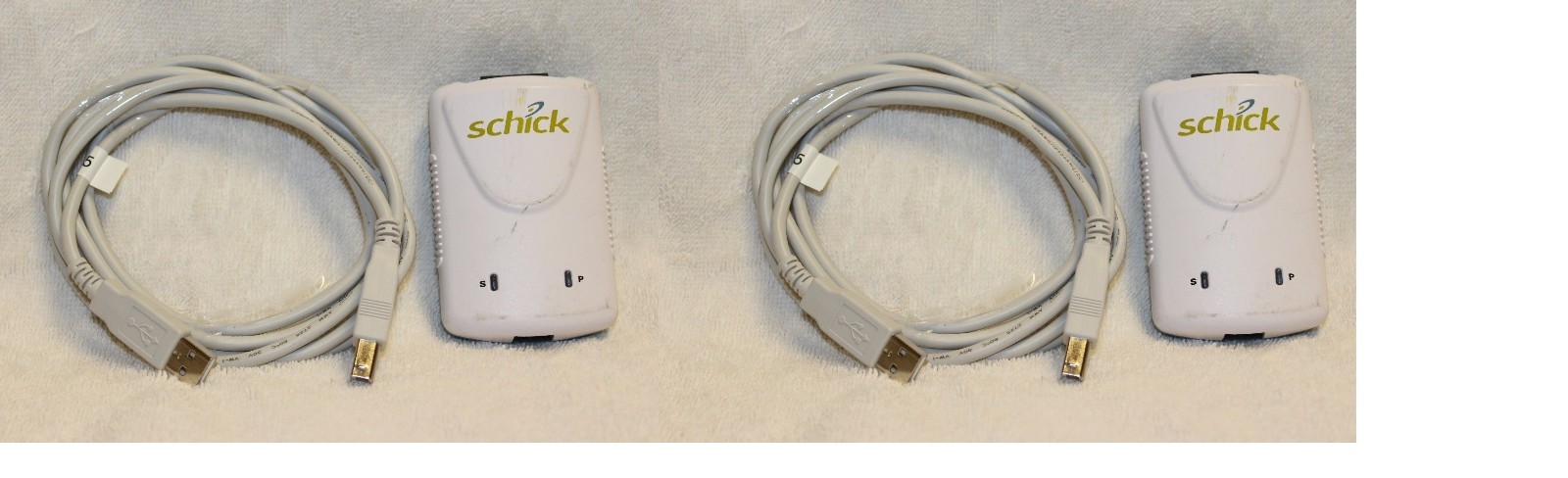 2 Schick CDR HS White/Blue Remote Interface HUB w/ 6ft USB Cords Dental digital