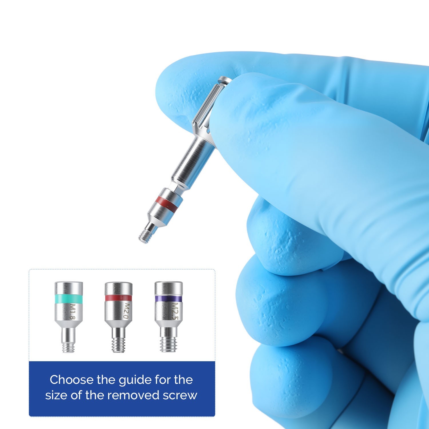 Dental Implant Fixture & Broken Screw Removal Surgical Kit with Torque Wrench