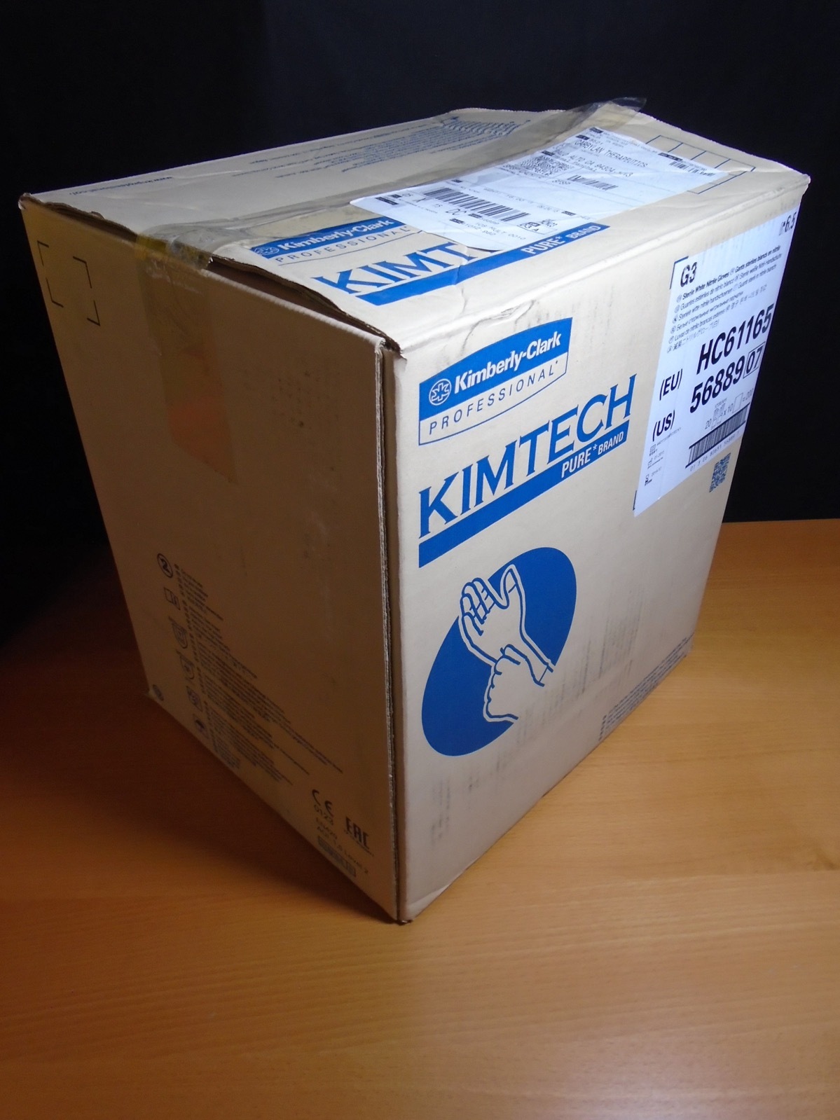 KIMTECH PURE G3 12” Sterile Hand Specific Nitrile Gloves Size 6.5 (Case of 200)