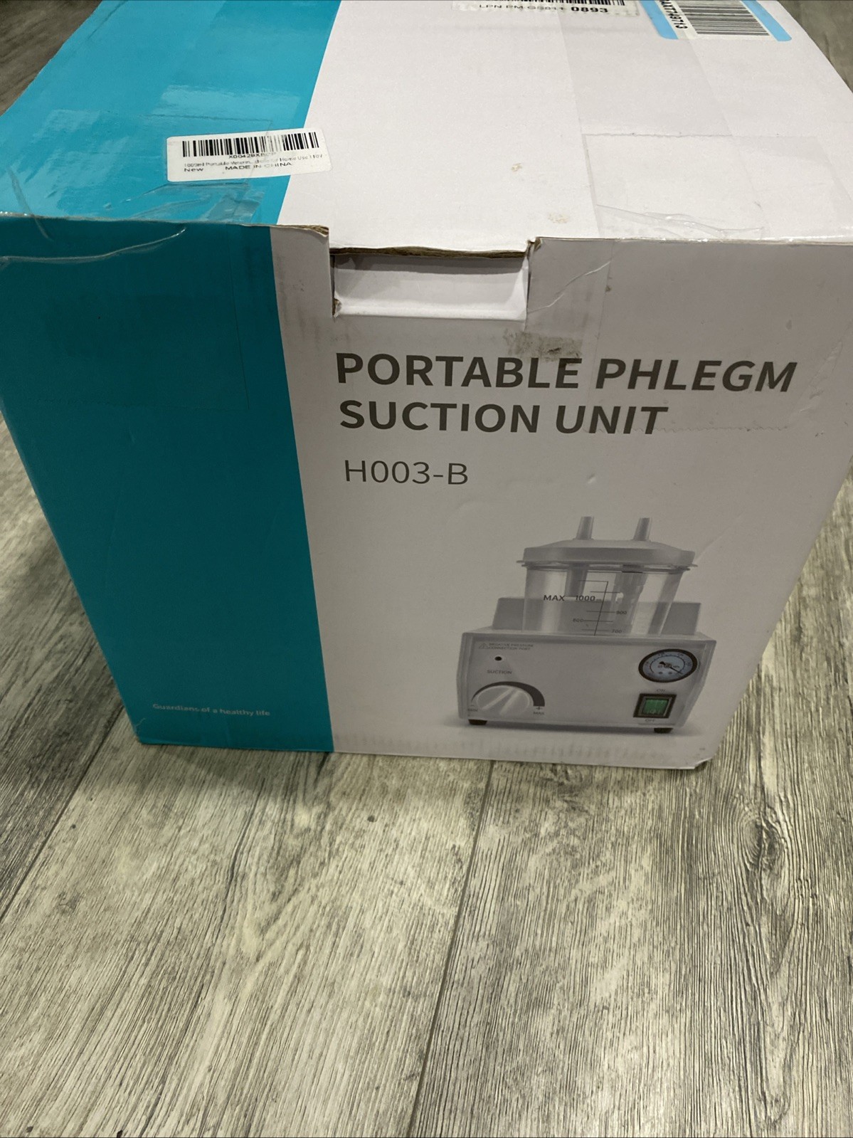Portable Phlegm Suction Unit Vacuum Aspirator Machine H003-B-New
