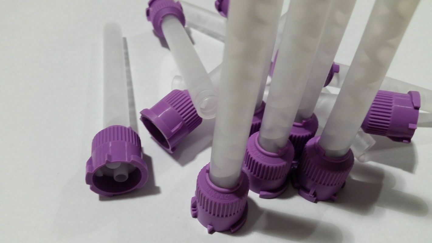 Defend style VP-8107 50 x 7.5mm Purple Mydent HP Mixing Tips
