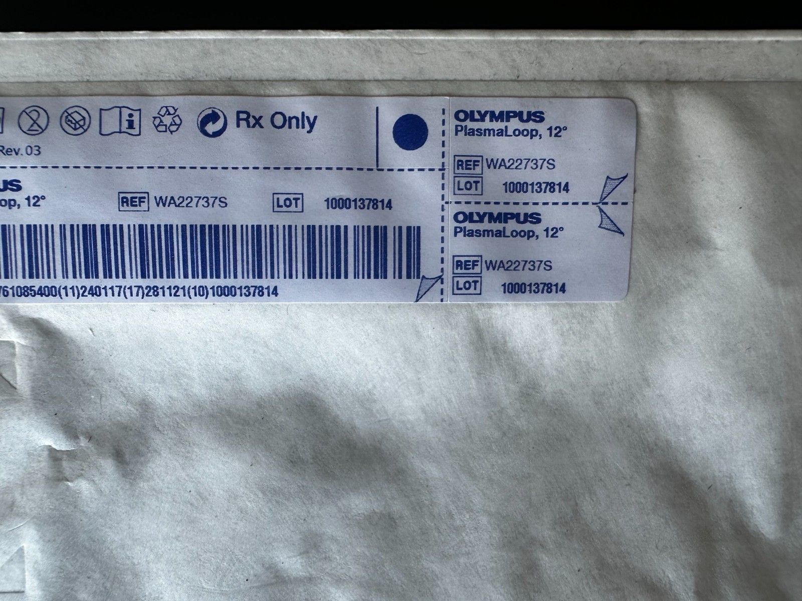 Olympus PlasmaLoop – Long 12 degrees Ref: WA22737S