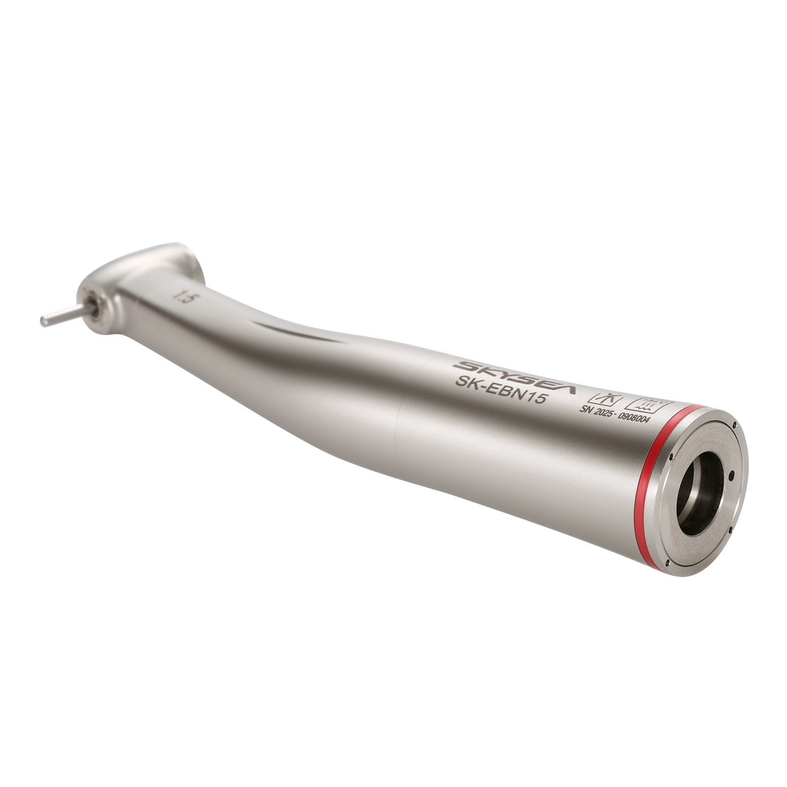 Dental 1:5 Increasing Contra Angle Handpiece 4Spray Fit E-type Motor Without LED