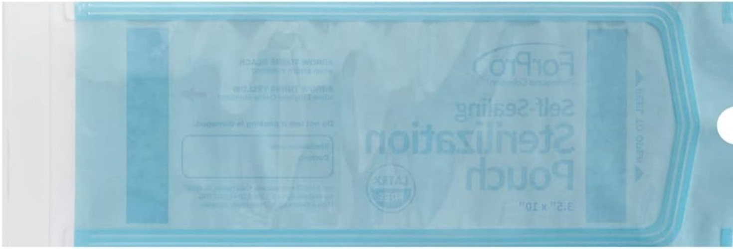 Self-Sealing Sterilization Pouches, Latex-Free, Color Changing Indicator, 3.5…