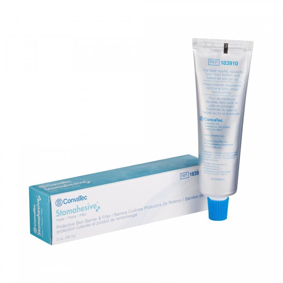 Convatec Stomahesive Paste Protective Skin Barrier Hydrocolloid-Based 2 oz Tube