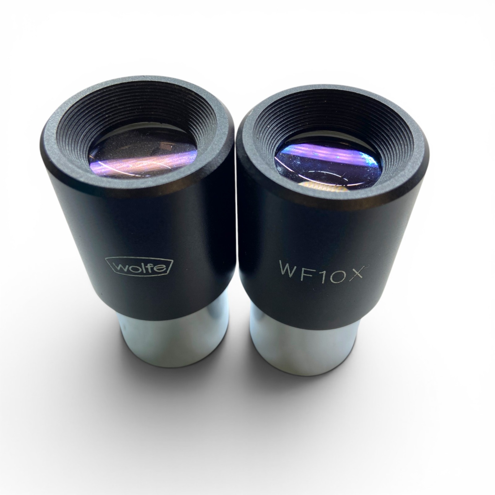 Pair of Wolfe WF10x Wide Field Microscope Eyepiece