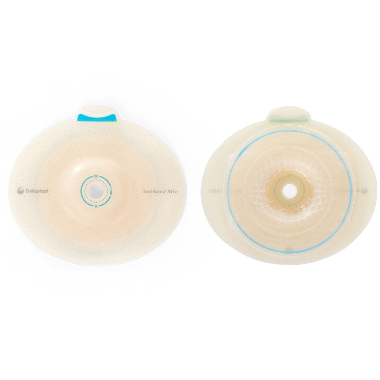 Coloplast SenSura Mio Flex Convex Light Barrier, 21 mm Stoma Opening, Red Color