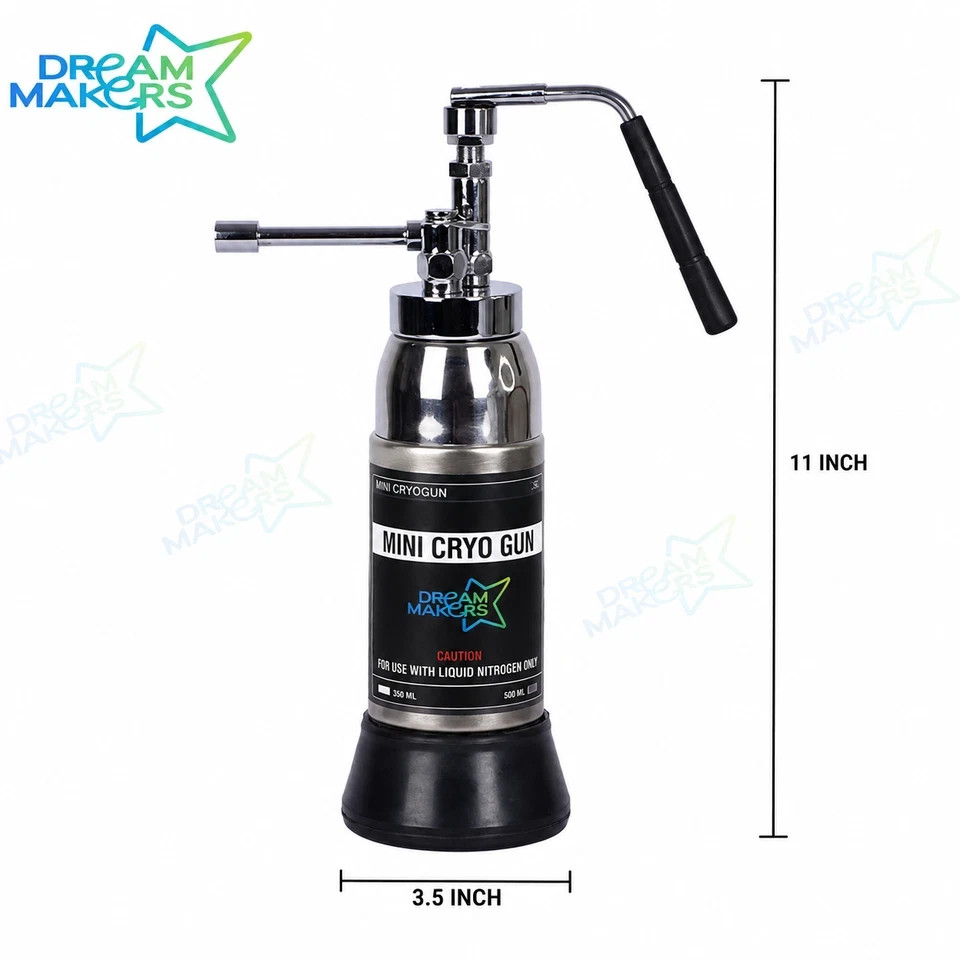 Dermatology Cryopro Cryo Can 500 ml Liquid Nitrogen Container Spray Can For FS.