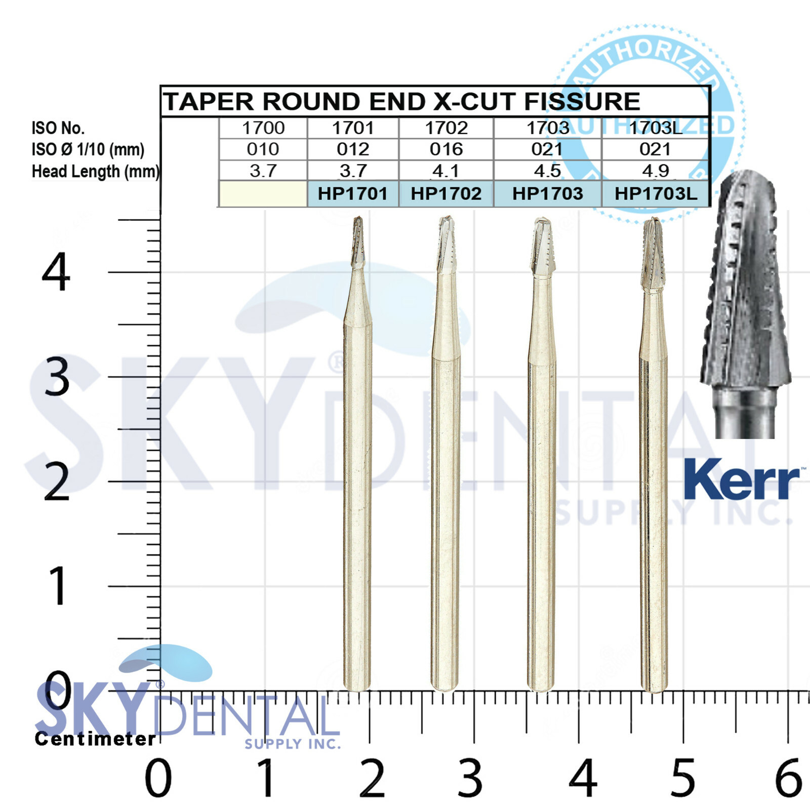 Beaver Carbide burs HP1701 HP1702 HP1703 HP1703L (44.5mm) Bur