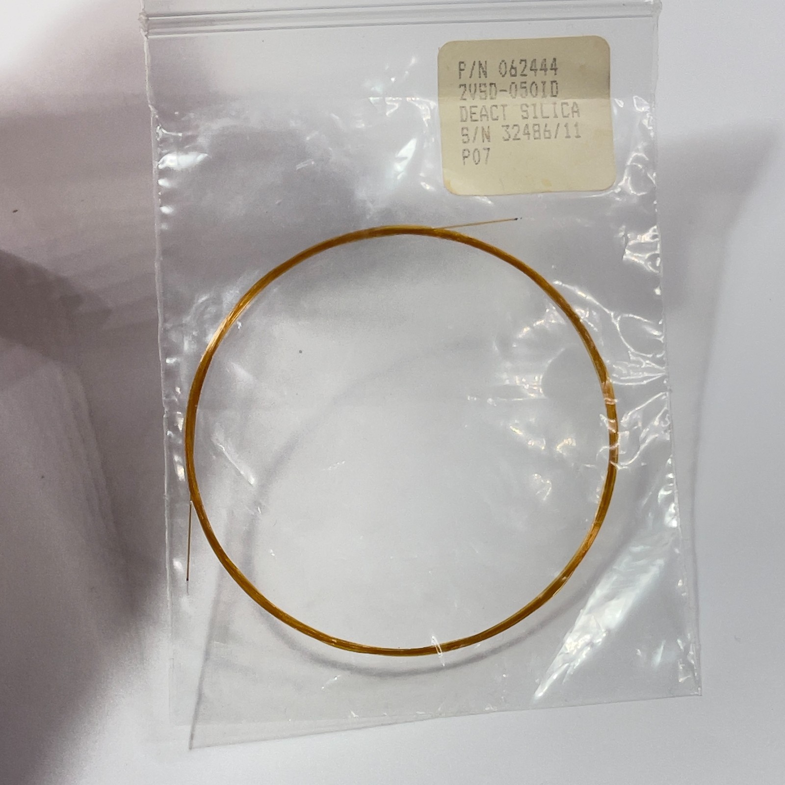 Trajan 062444 Methyl Deactivated Fused Silica Capillary 2VSD/050 0.05 ID x 2.5m