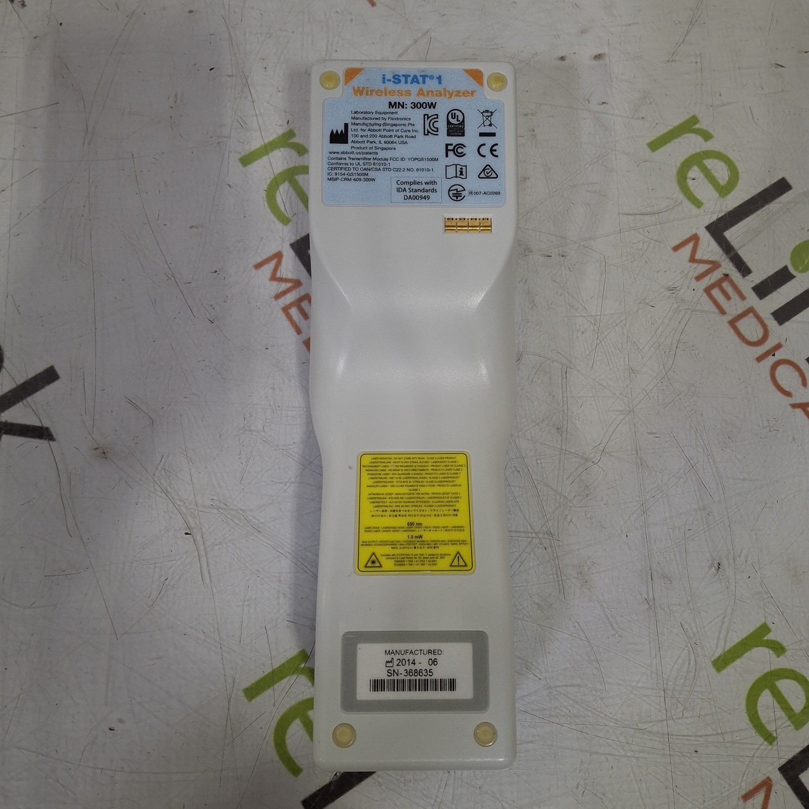 Abbott i-Stat 300W Wireless Blood Analyzer with i-Stat 1 Printer