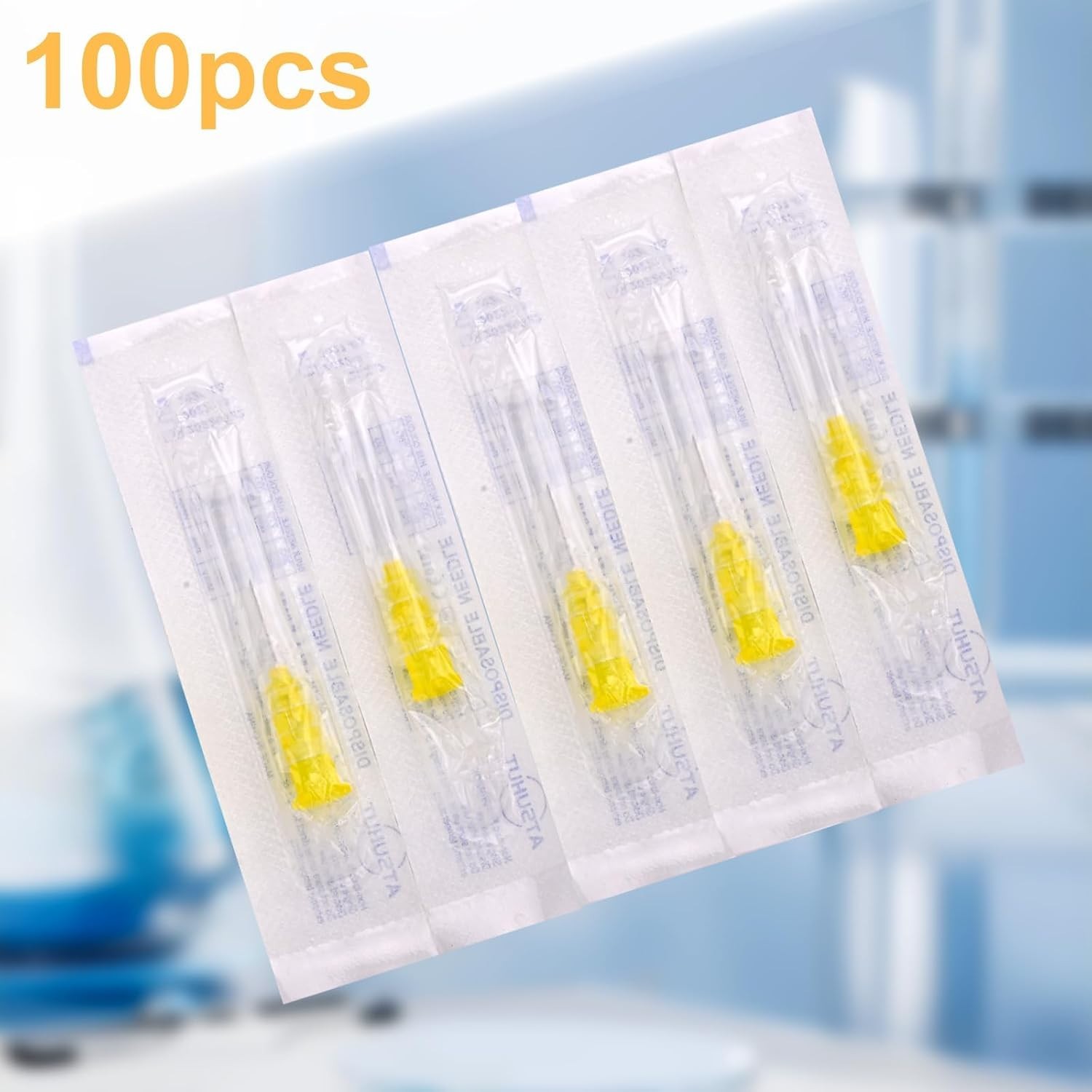 Versatile 100 Pack of 30 Ga Disposable Needles for Accurate Liquid Dispensing
