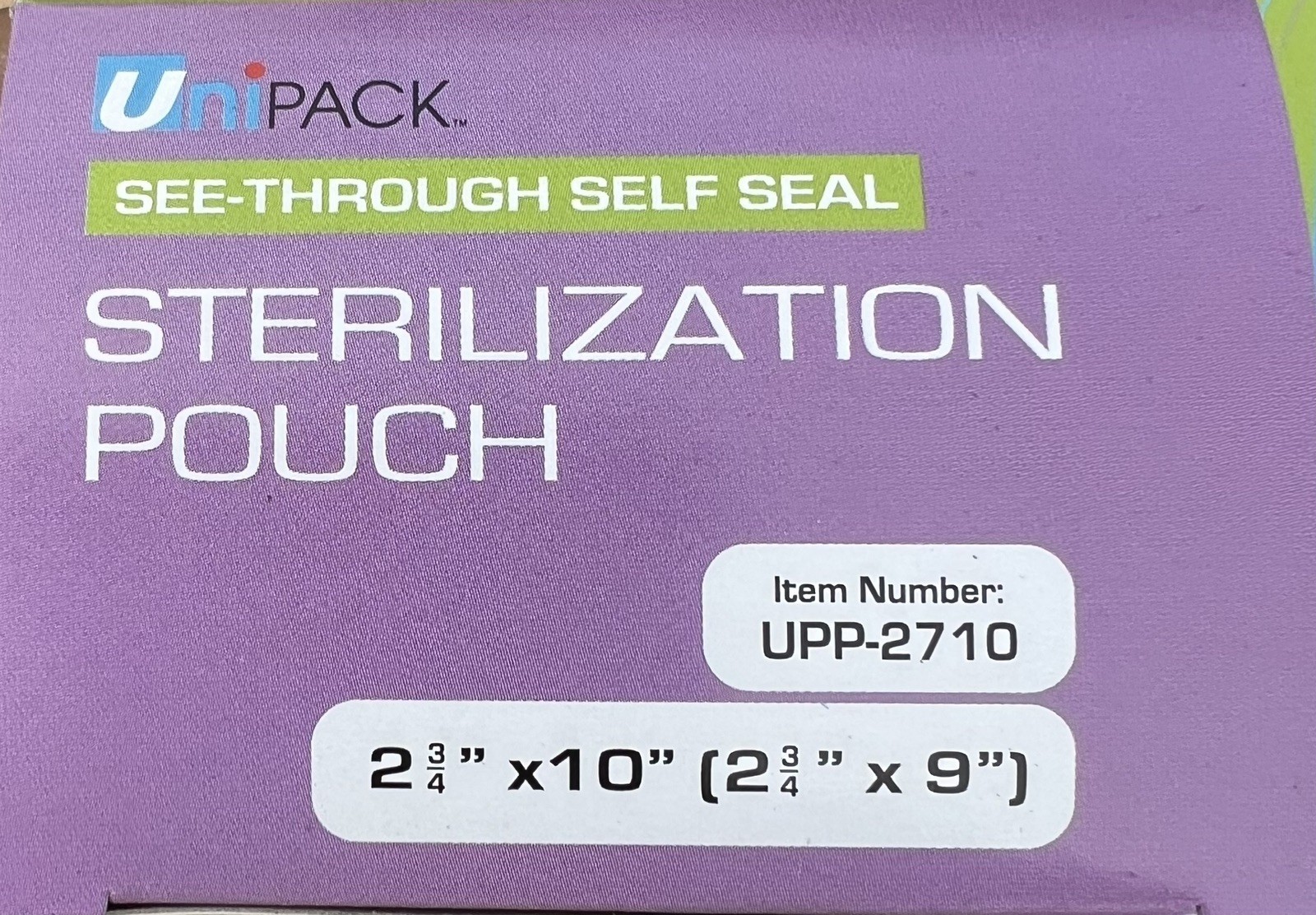 Dukal UniPack Sealing Sterilization Pouch Tripple Heat Sealed See Through Lot