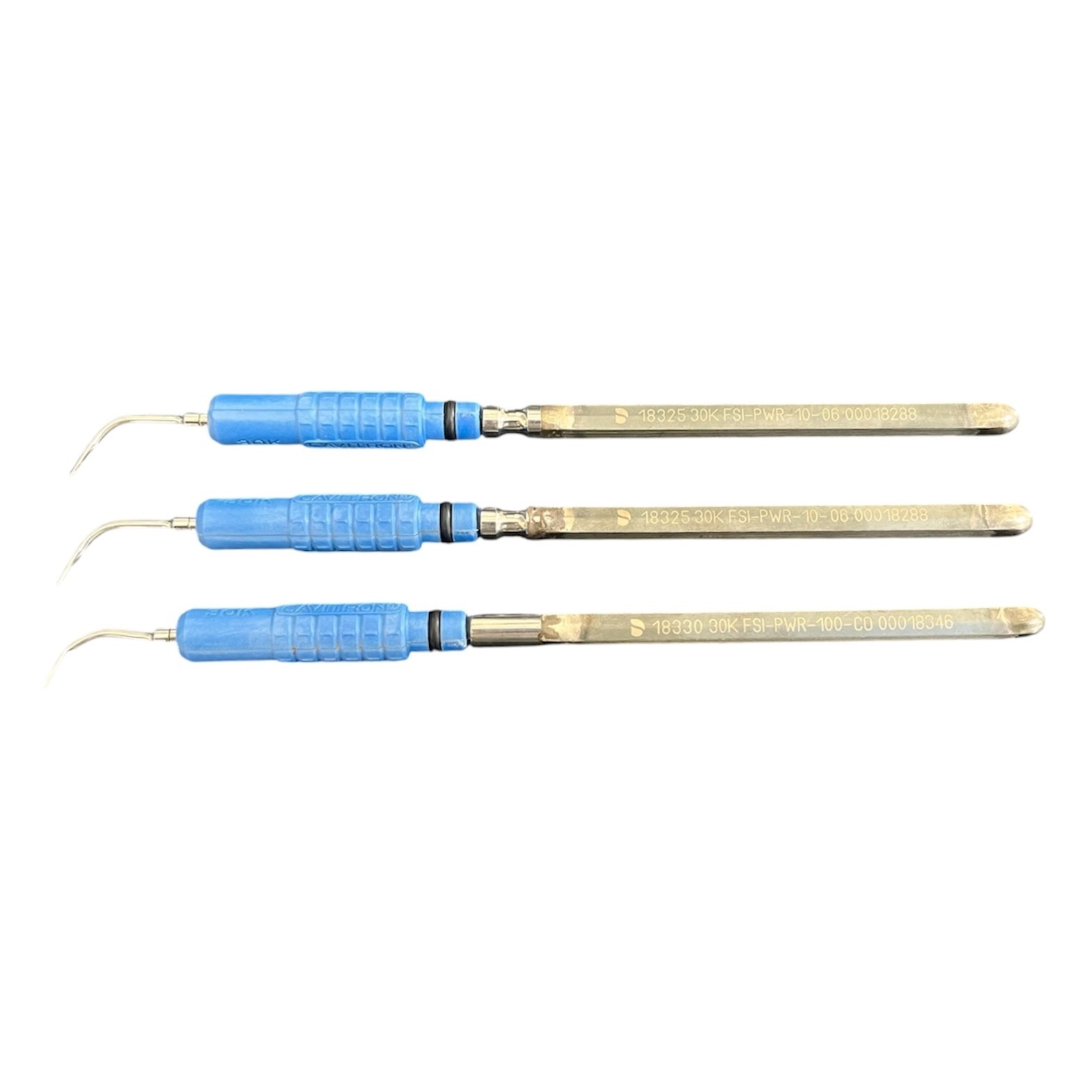 Lot of 3 Cavitron 30k FSI PowerLINE Insert X2 80294, X1 80798 Dark Blue