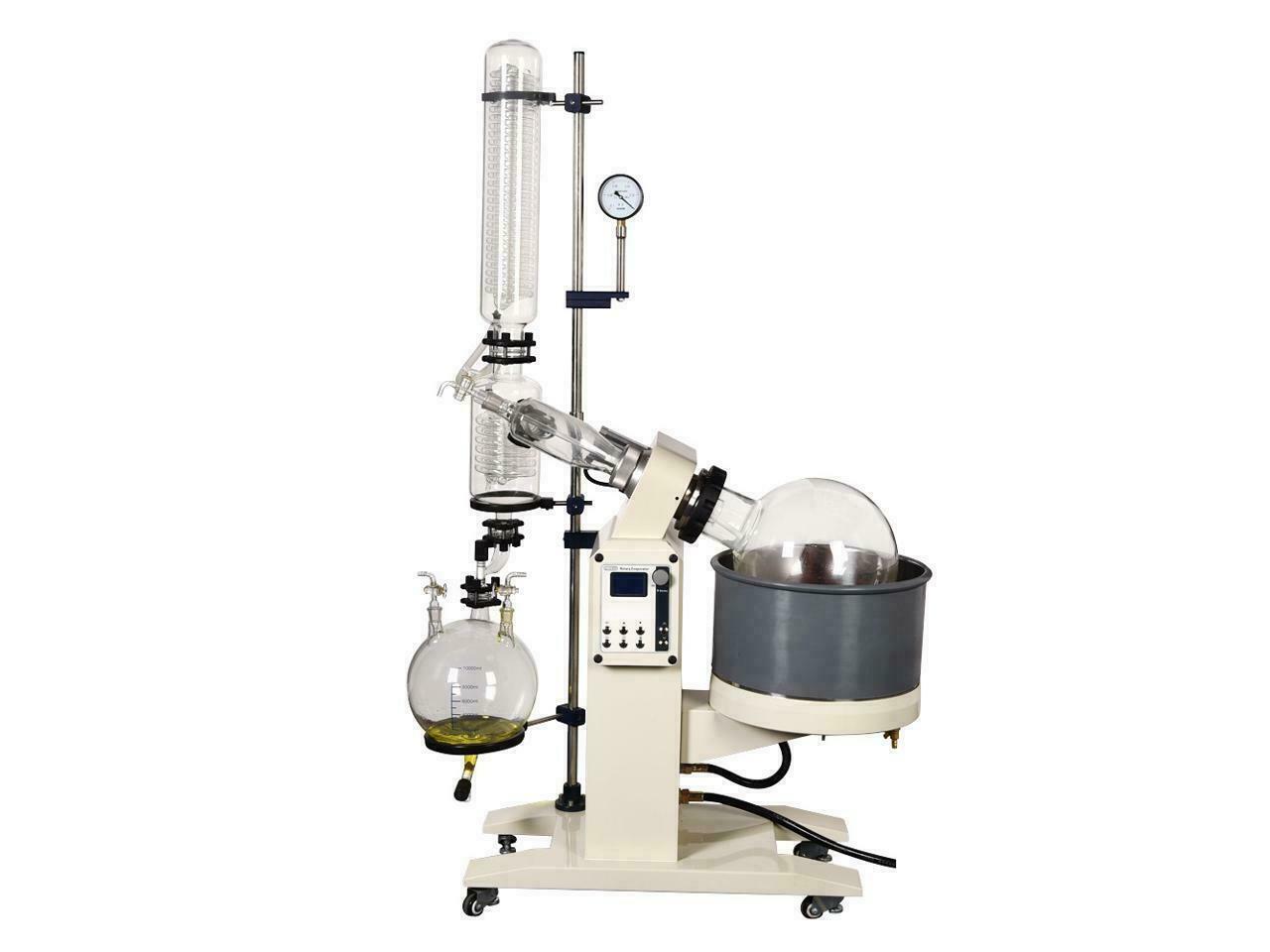 20L Lab Industry Rotary Evaporator Large Volume Rotavap Automatic Lifting 110V
