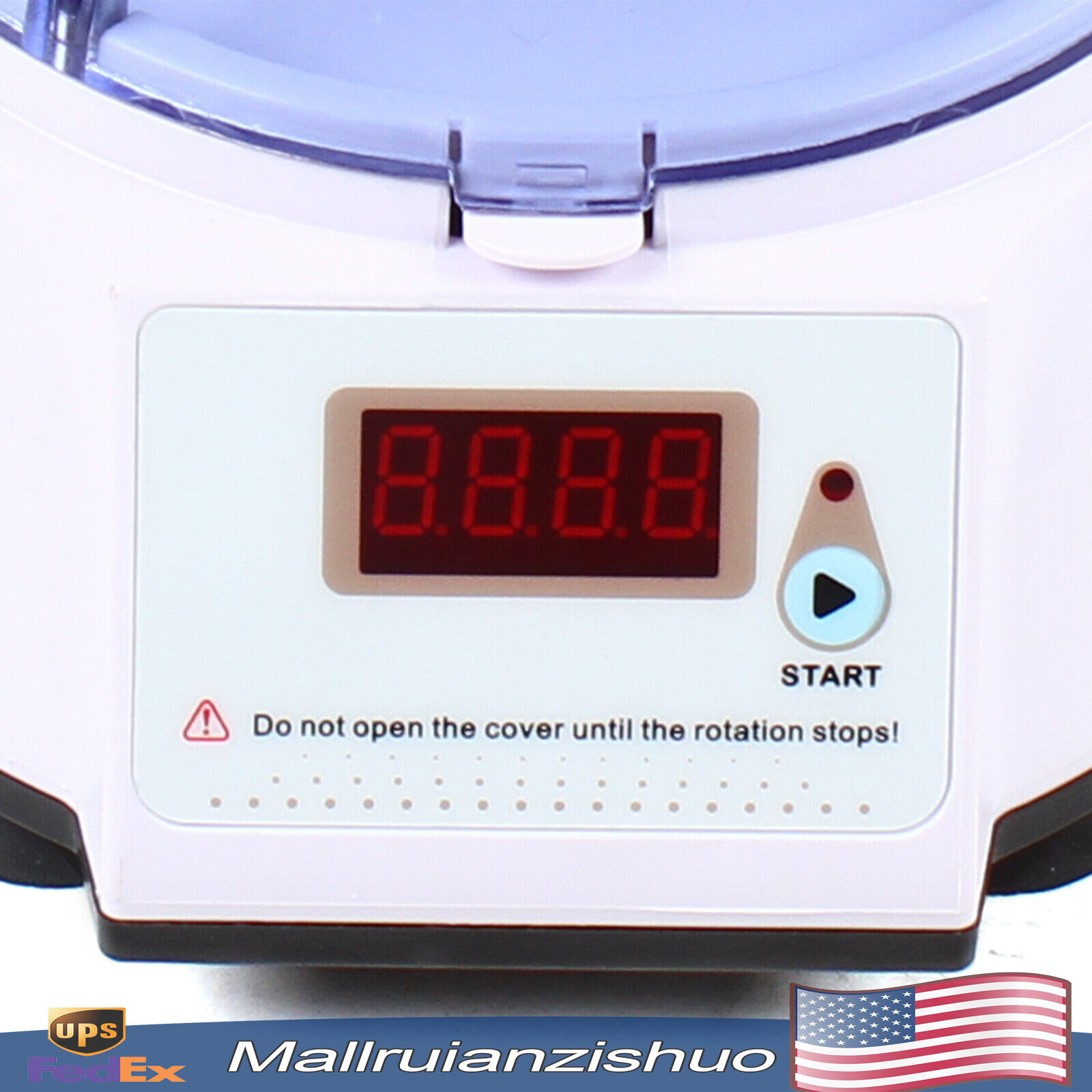 Electric Centrifuge Machine Laboratory Medical 4000RPM 0.2/0.5/1.5/2mL*8 AC110V