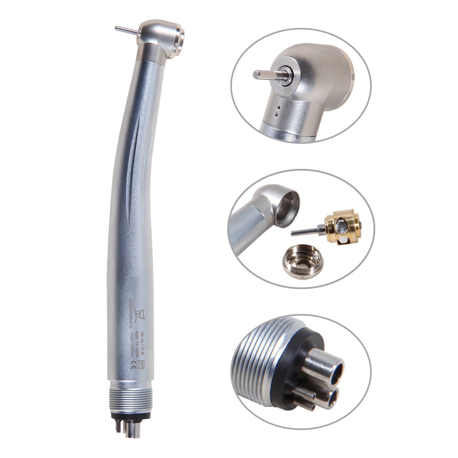 Dental High Speed Handpiece 4Holes Turbine Mini Pediatric Kid/Standard/Big Head